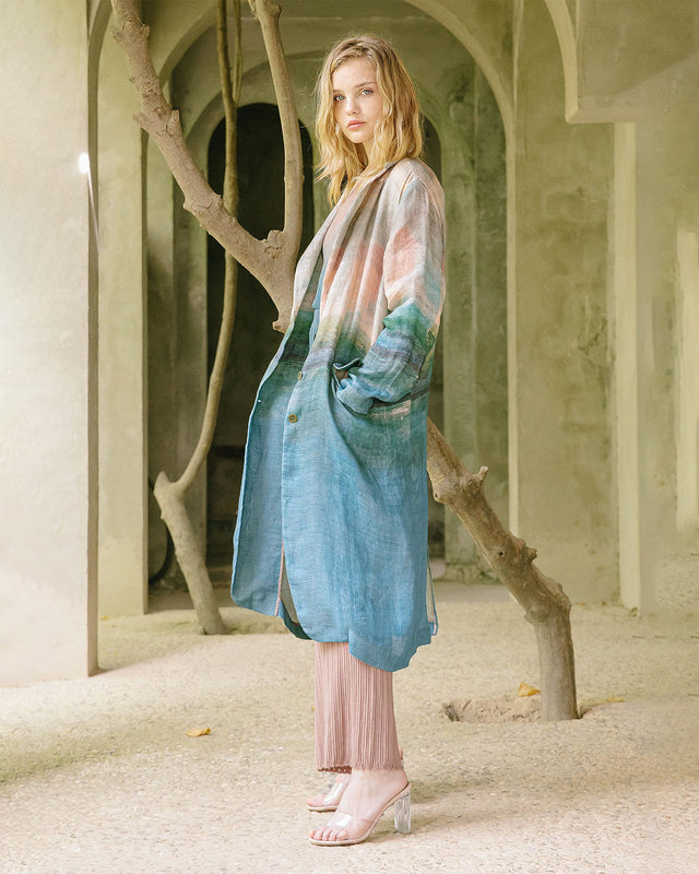 Manteau Belli  Bleu | Mes Demoiselles Paris - Image 3