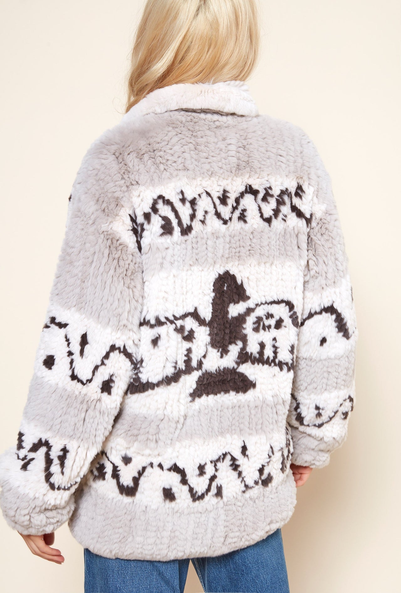 Manteau Cowichan  Ecru | Mes Demoiselles Paris - Image 3