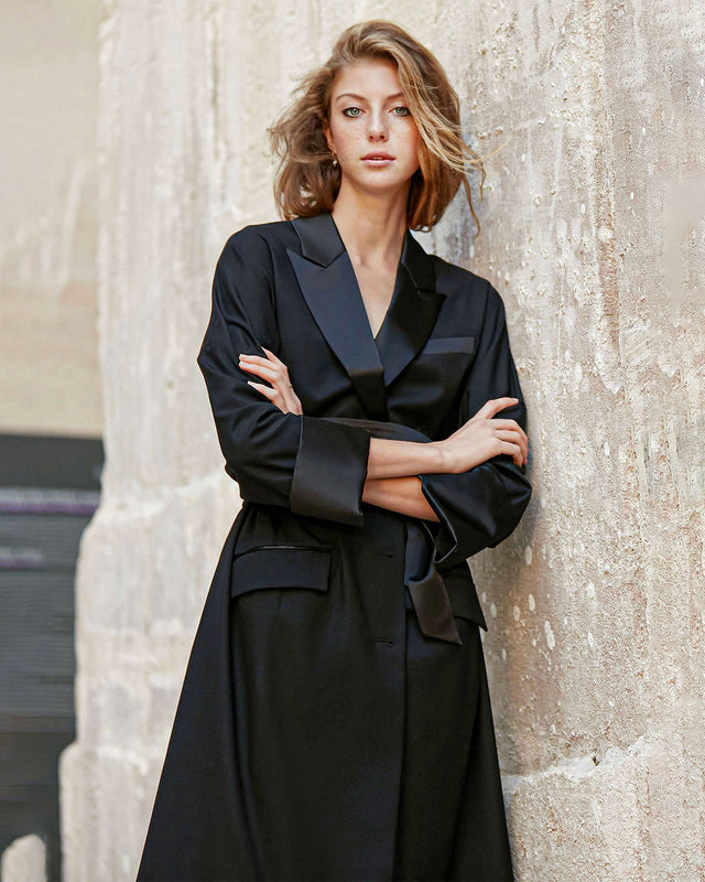 Manteau Dietrich  Noir | Mes Demoiselles Paris - Image 2