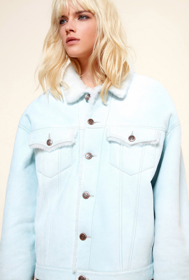 Manteau Lady lad  Bleu glacier | Mes Demoiselles Paris - Image 1