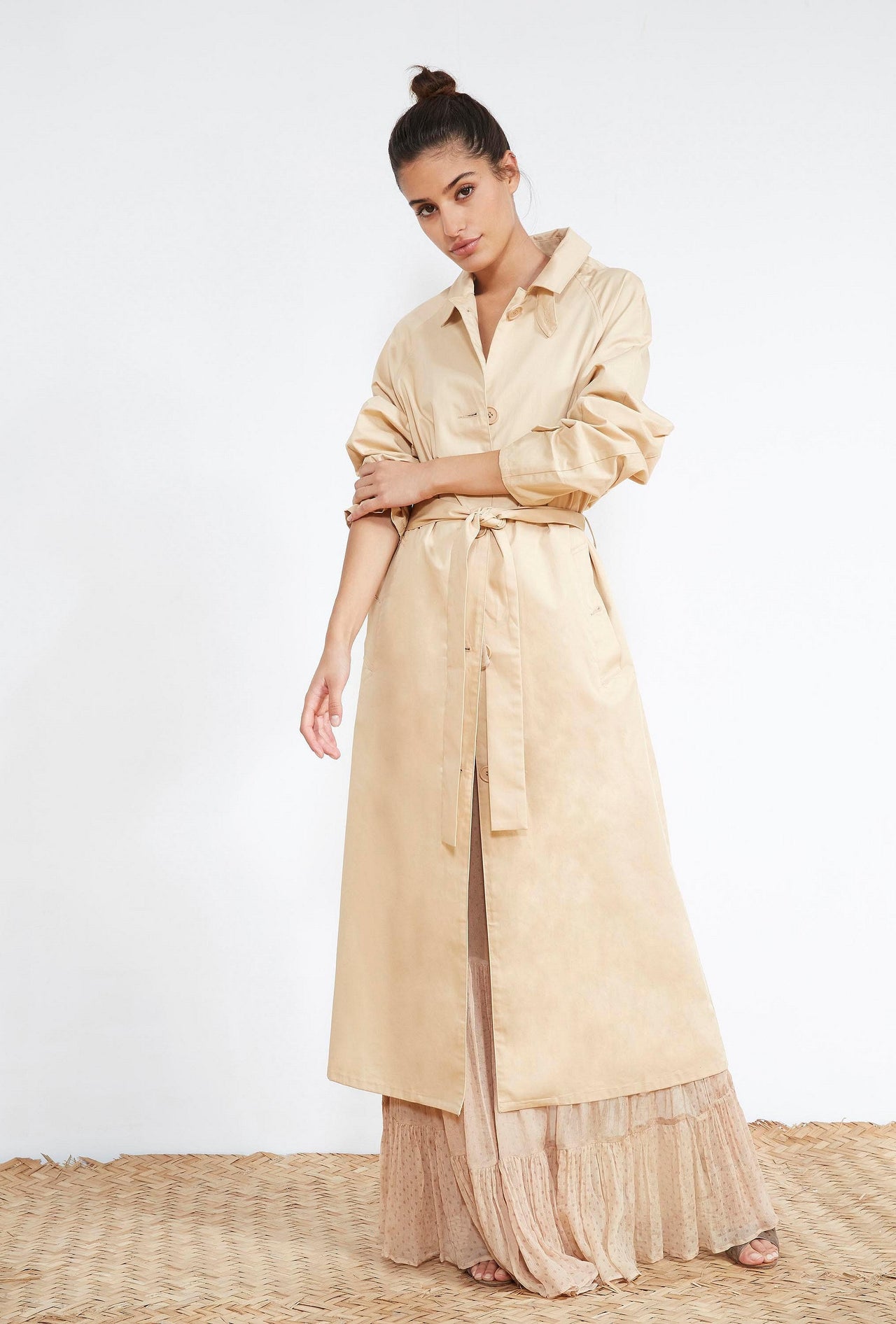 Manteau Rothko  Naturel | Mes Demoiselles Paris - Image 2