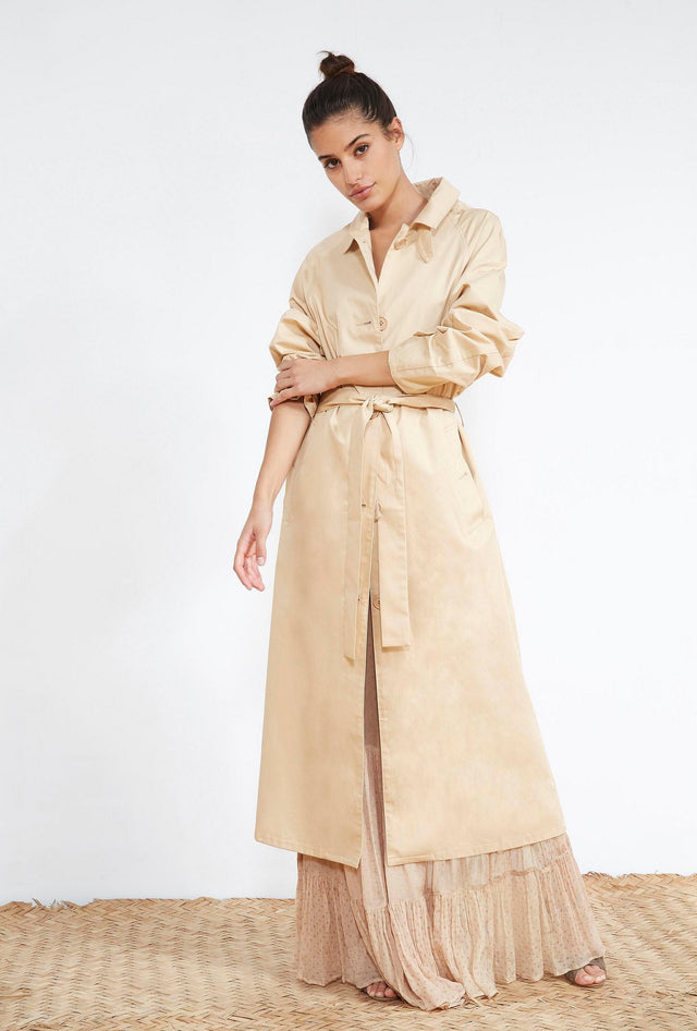 Manteau Rothko  Naturel | Mes Demoiselles Paris - Image 2