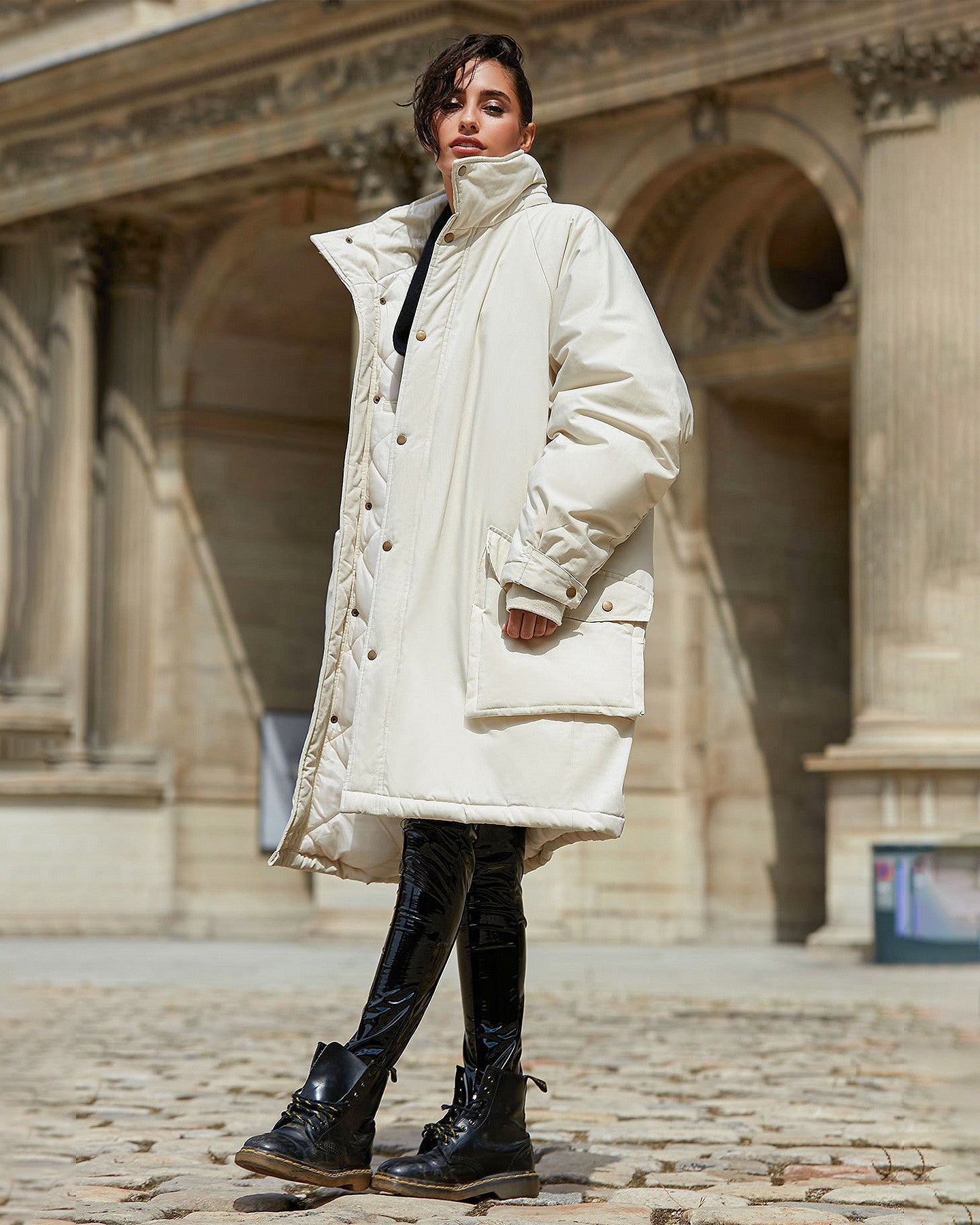 Manteau Sergeant  Ivoire | Mes Demoiselles Paris