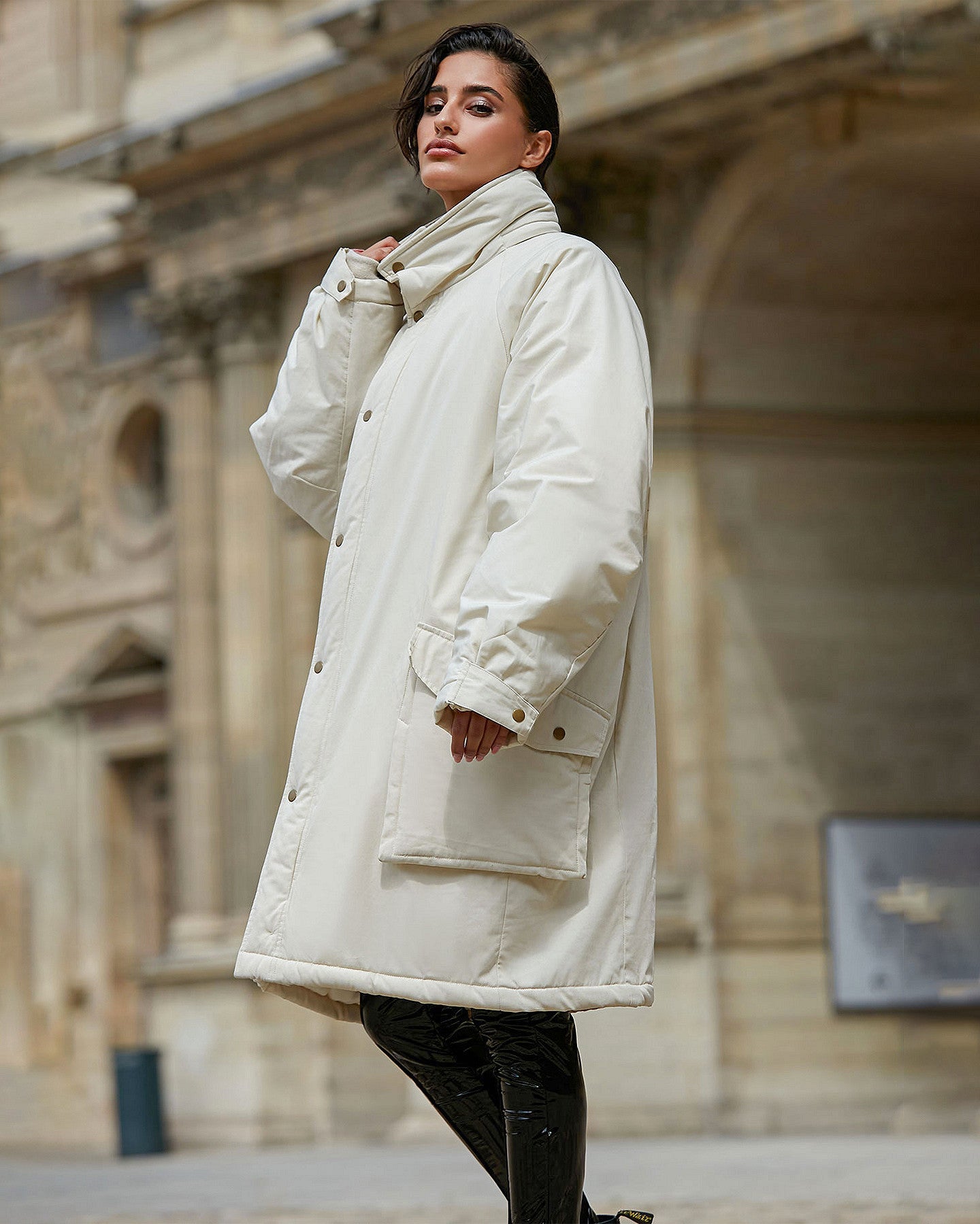 Manteau Sergeant  Ivoire | Mes Demoiselles Paris