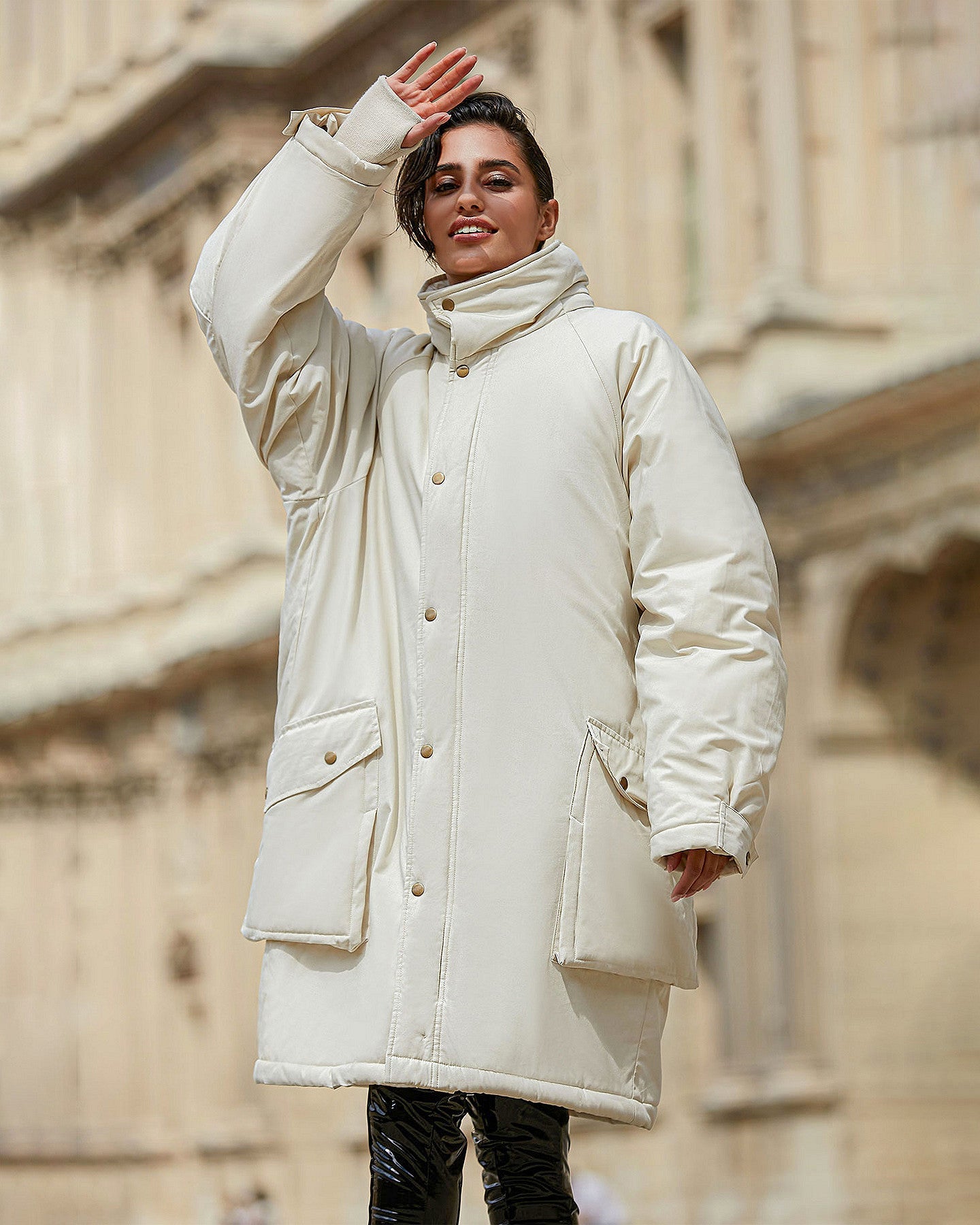 Manteau Sergeant  Ivoire | Mes Demoiselles Paris