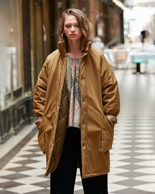 Manteau Sergeant  Khaki | Mes Demoiselles Paris - Image 3