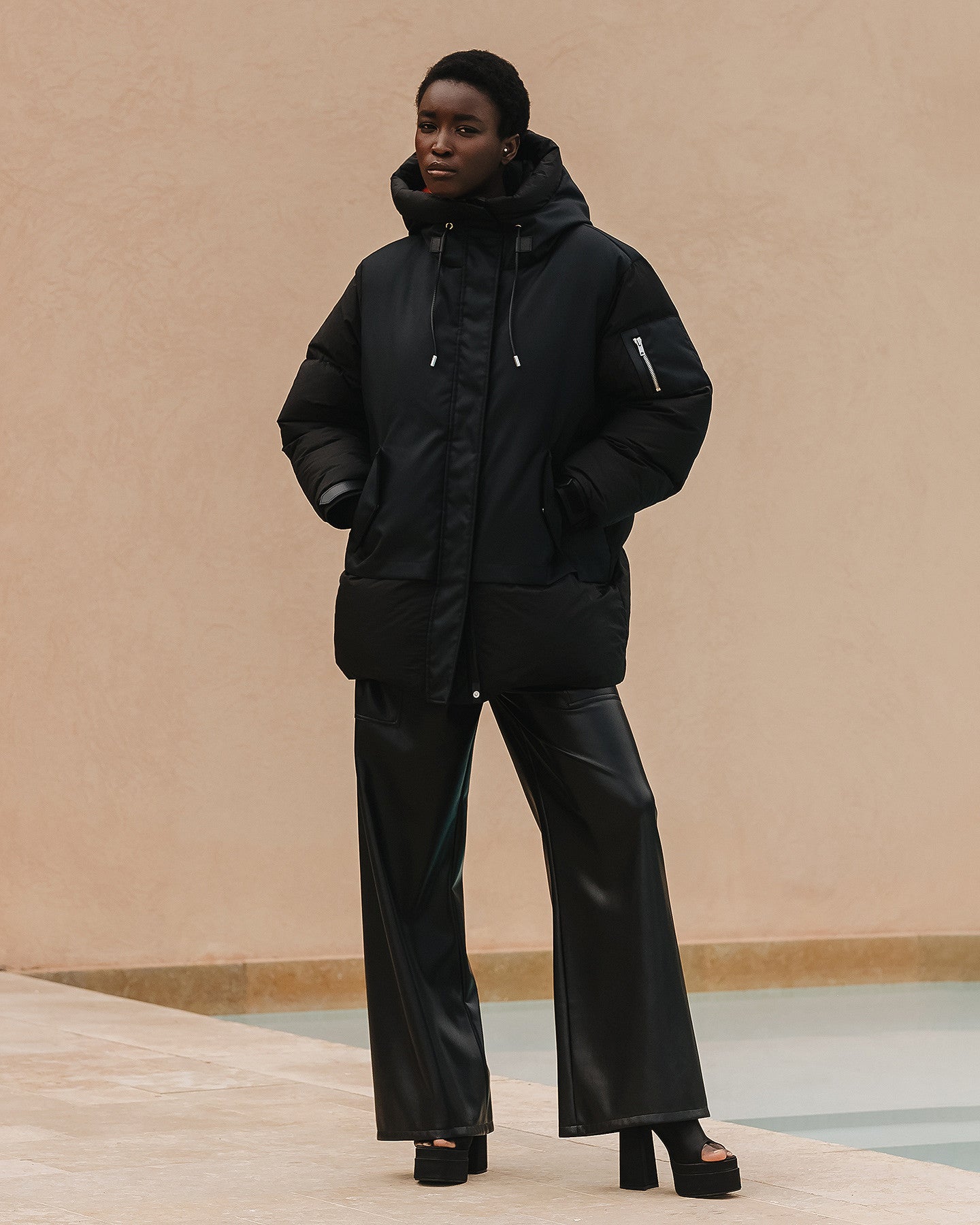 Manteau Southface  Noir | Mes Demoiselles Paris