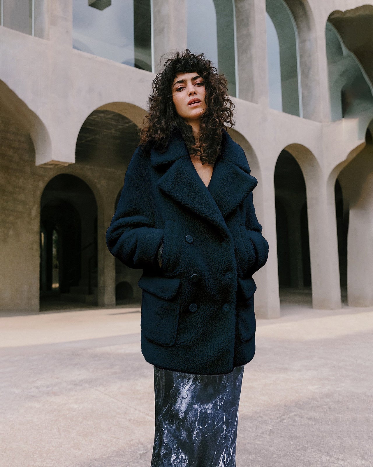 Manteau Tabarly  Bleu marine | Mes Demoiselles Paris - Image 1