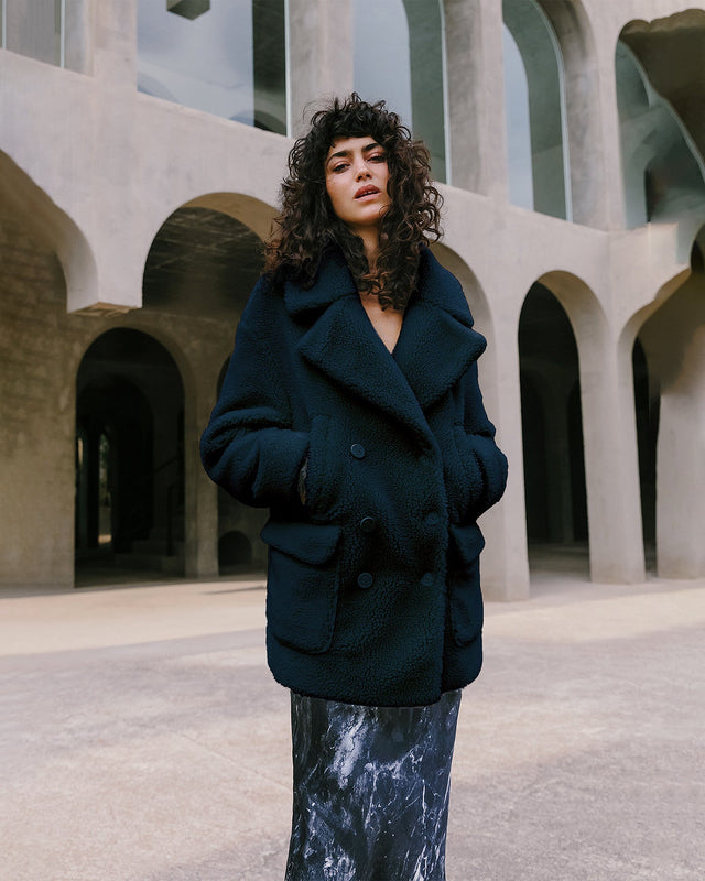 Manteau Tabarly  Bleu marine | Mes Demoiselles Paris - Image 1