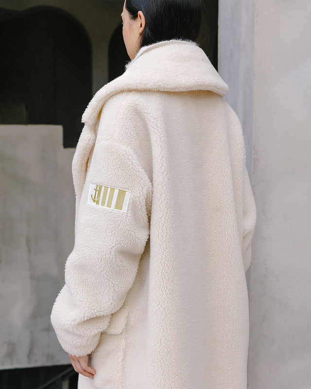 Manteau Titouan  Ecru | Mes Demoiselles Paris - Image 3