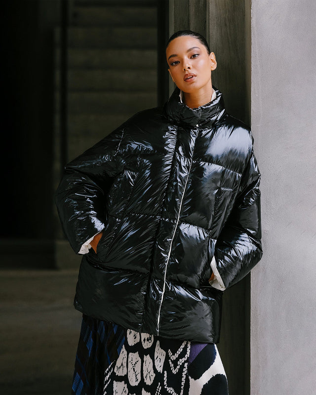 Manteau Willy  Noir / Ecru | Mes Demoiselles Paris - Image 1