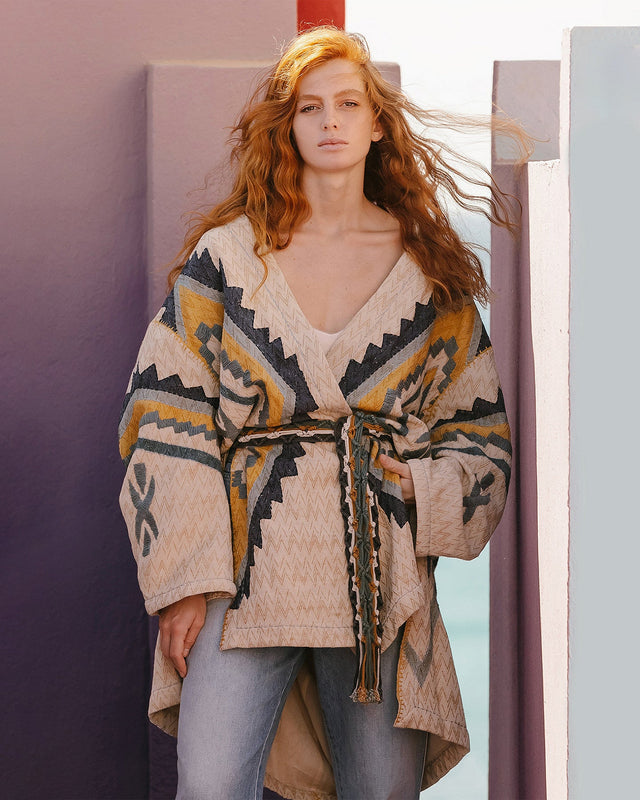 Manteau Zalla  Beige | Mes Demoiselles Paris - Image 1