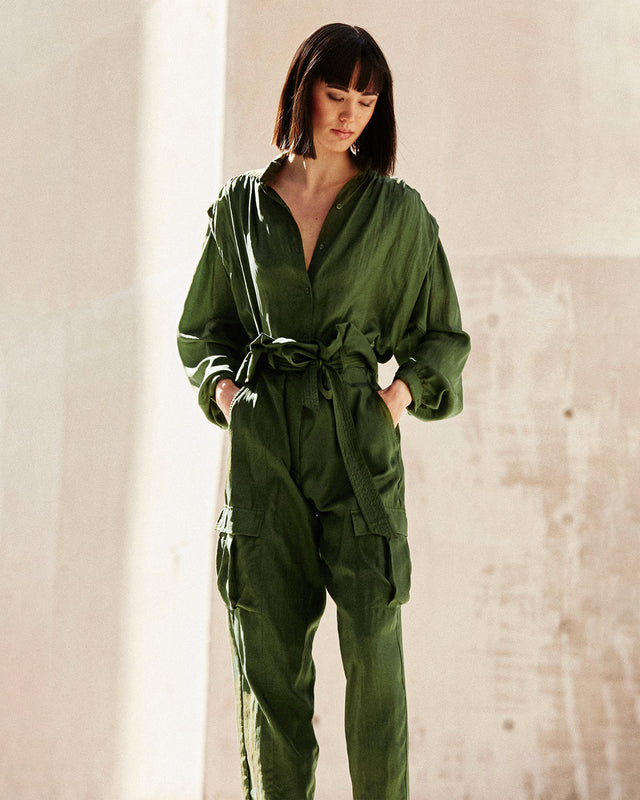 Pantalon Nyanga - Vert - Image 2