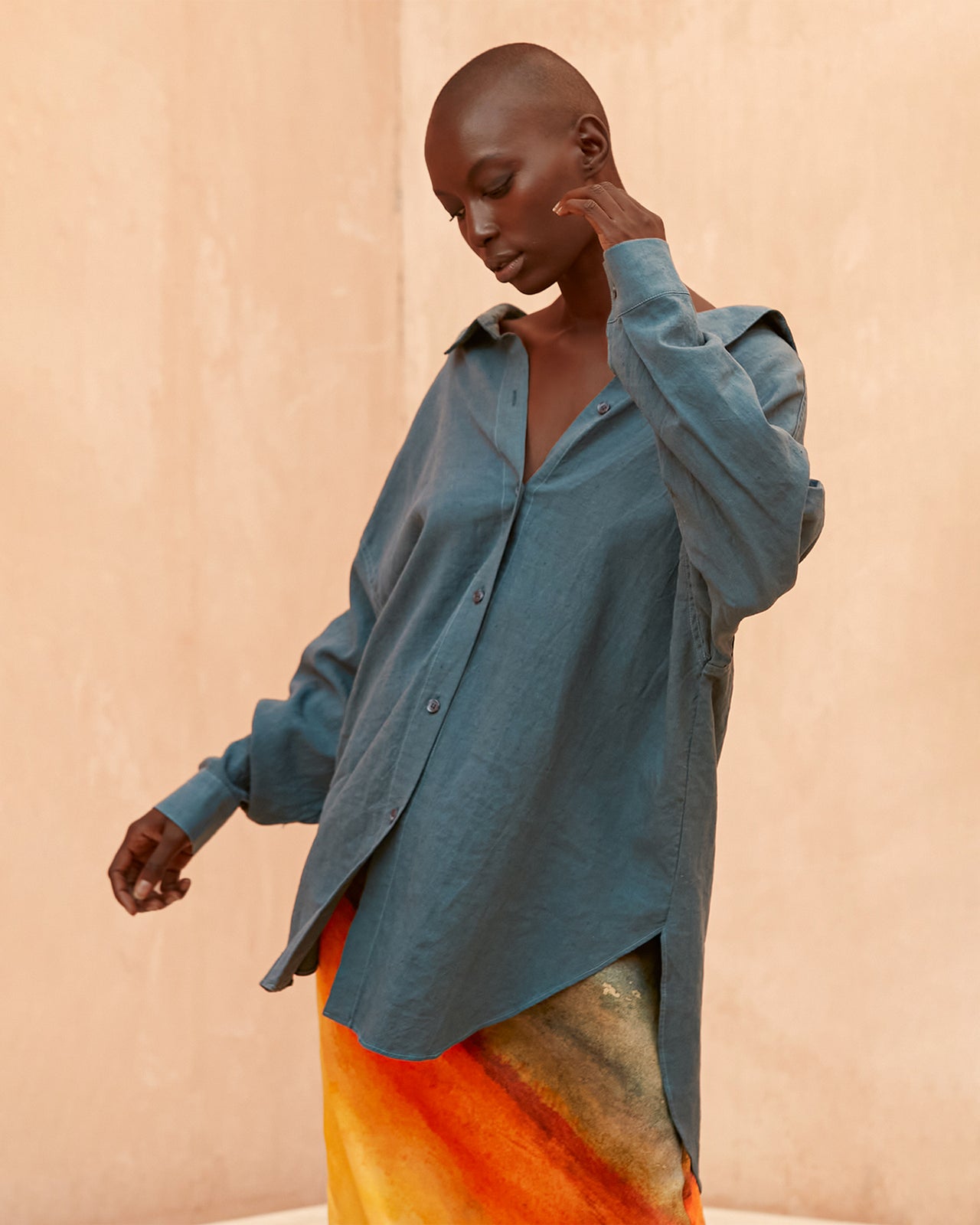 Chemise Diba - Bleu Marine - Image 2