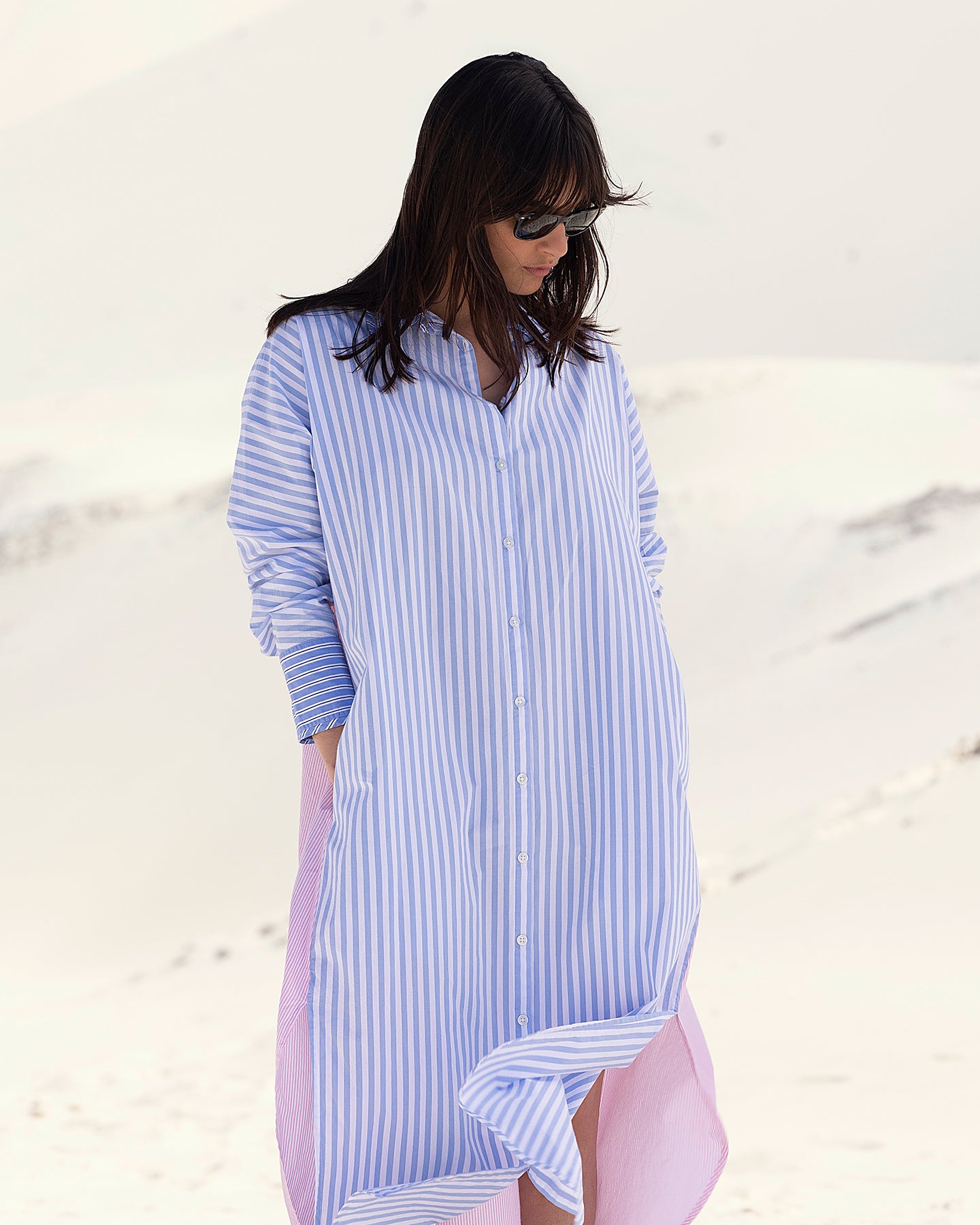 MES DEMOISELLES... Paris メドモアゼル　バルーンカットソー　ブルー Mes Demoiselles Paris ® | Official site