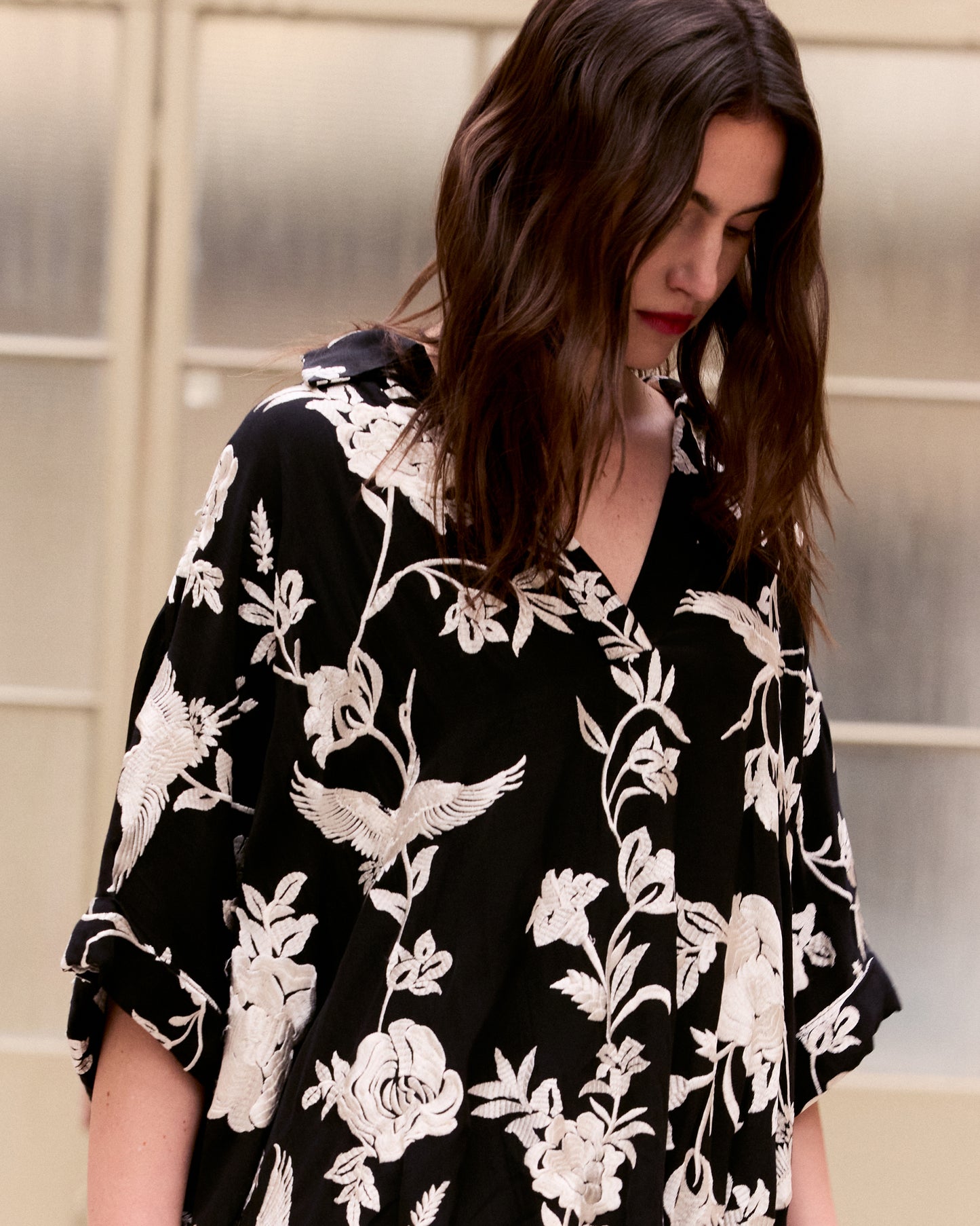 Poncho Franny - Noir