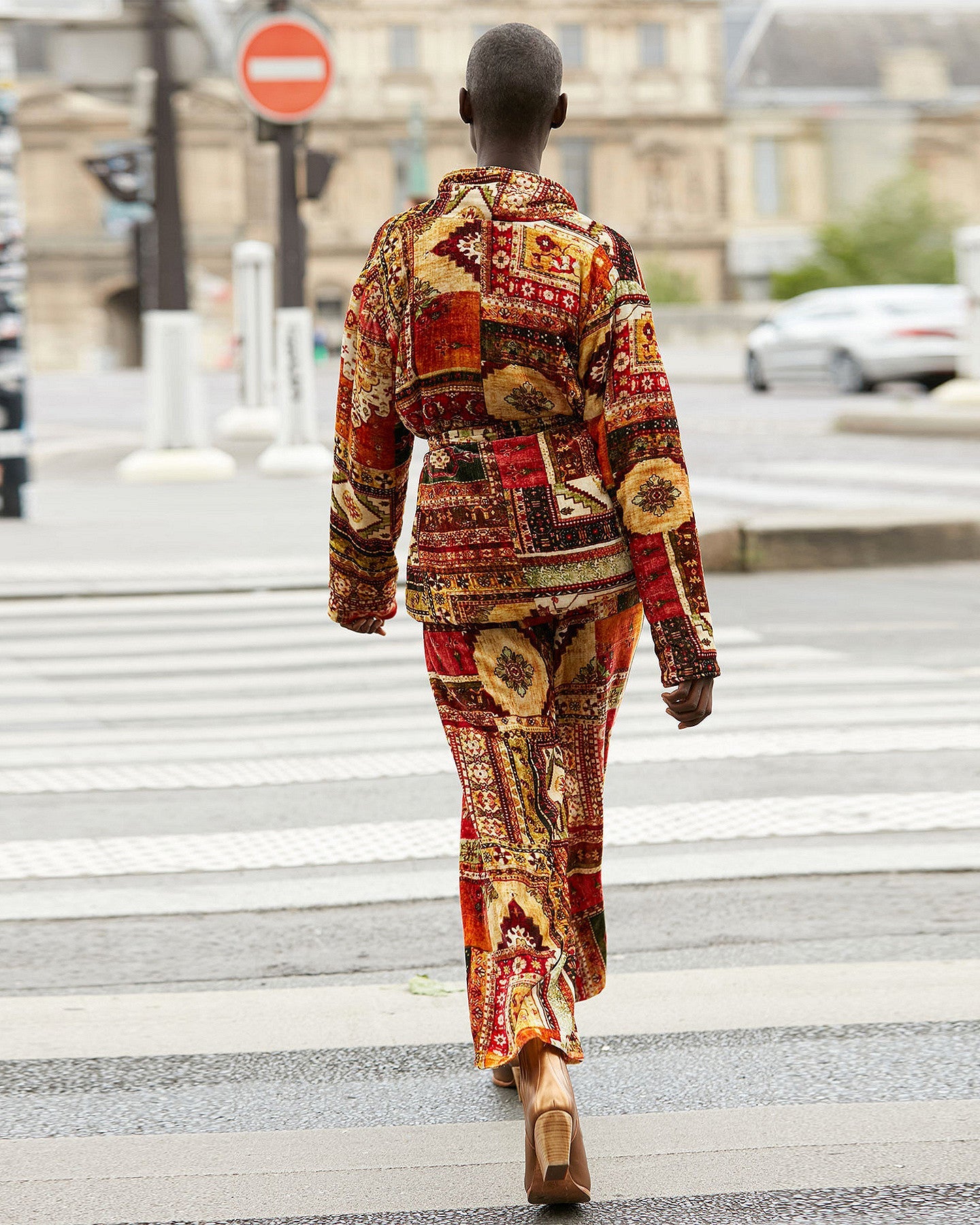 Pantalon Baloutche  Imprimé rouge | Mes Demoiselles Paris