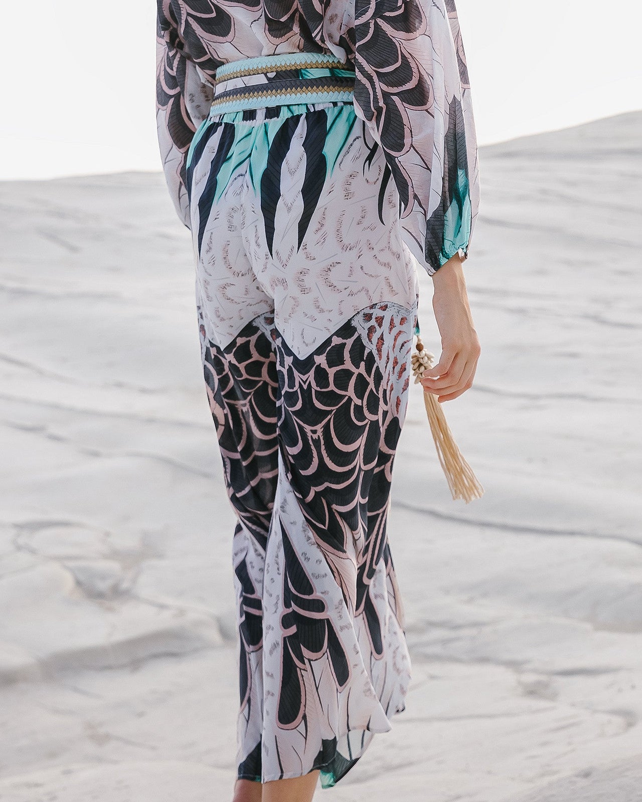 Pantalon Bart  Turquoise | Mes Demoiselles Paris - Image 3