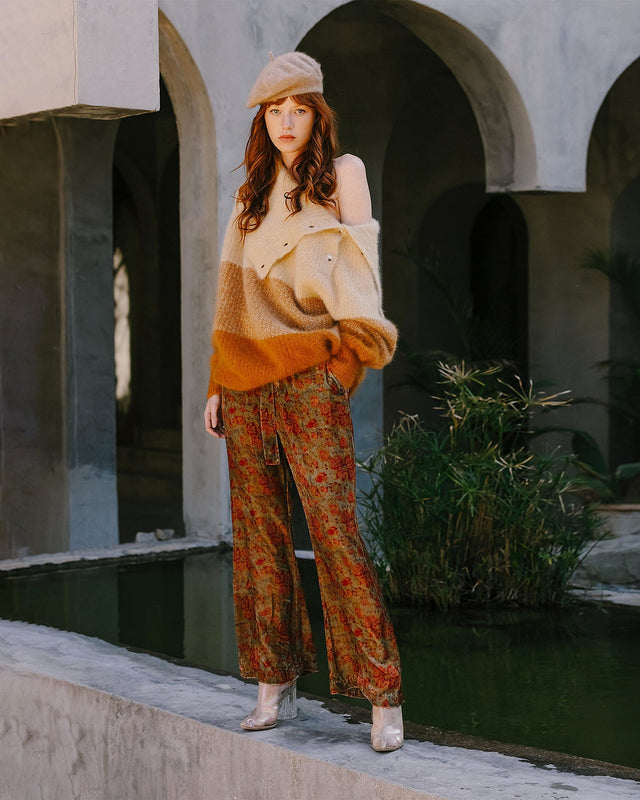 Pantalon Bigar  Imprimé fleurie | Mes Demoiselles Paris - Image 3