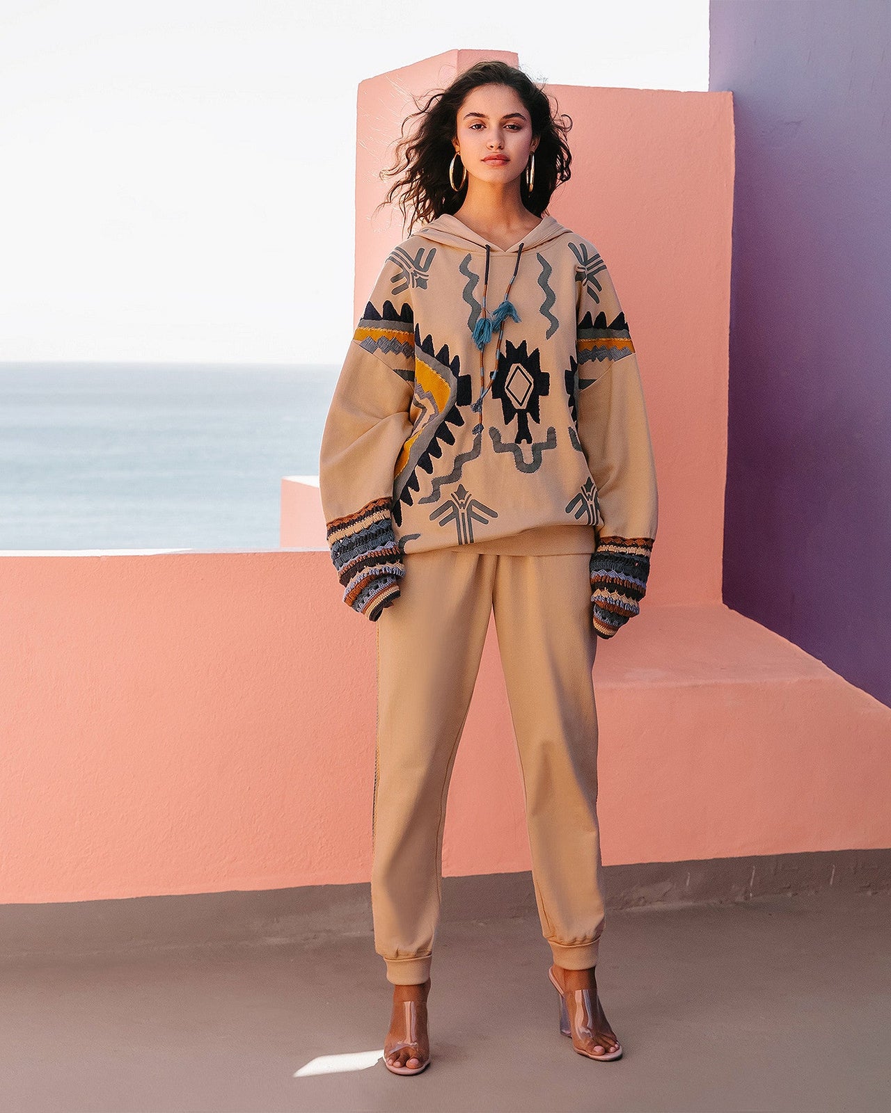 Pantalon Bueno  Beige | Mes Demoiselles Paris - Image 1