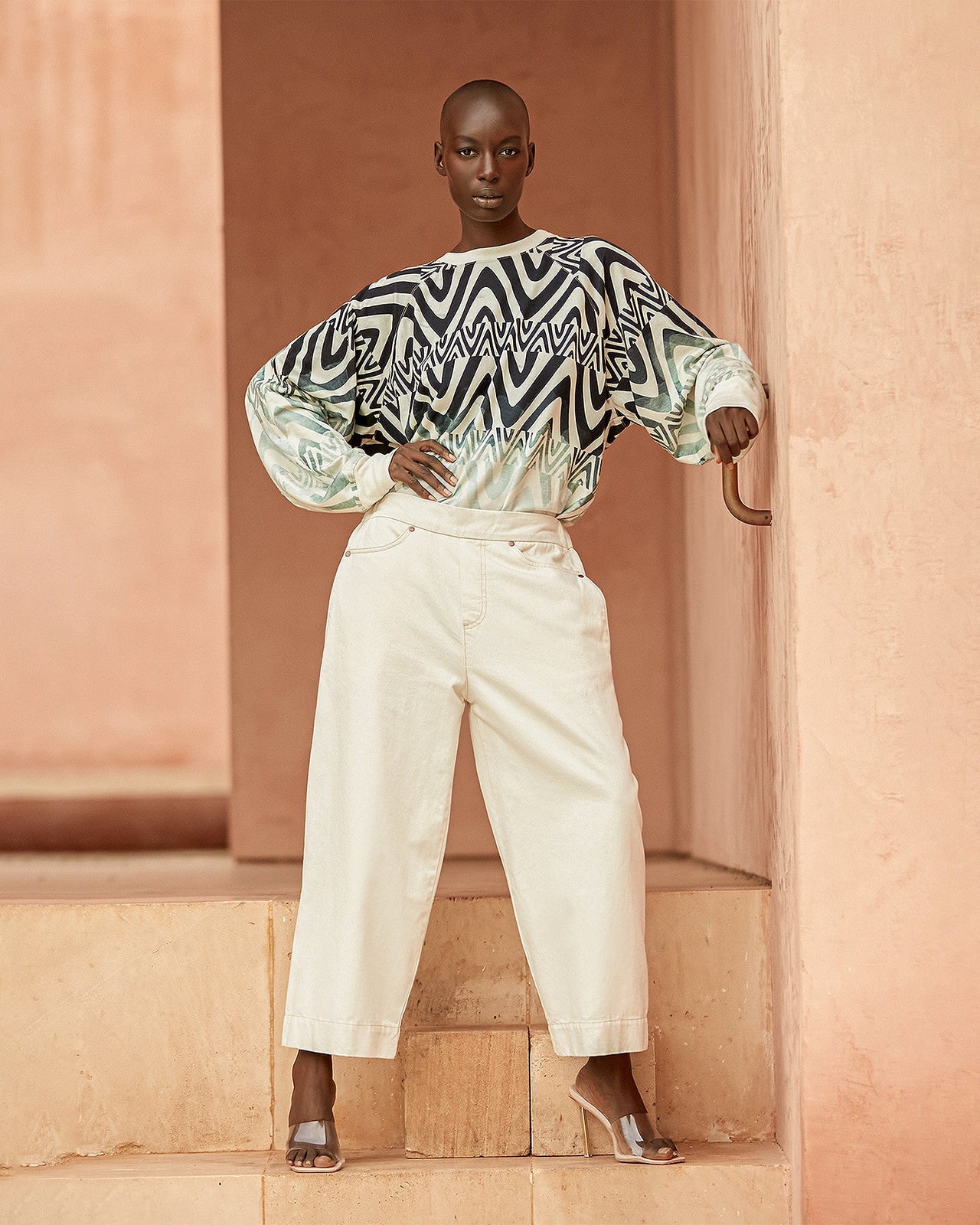 Pantalon Combo  Ecru | Mes Demoiselles Paris - Image 4