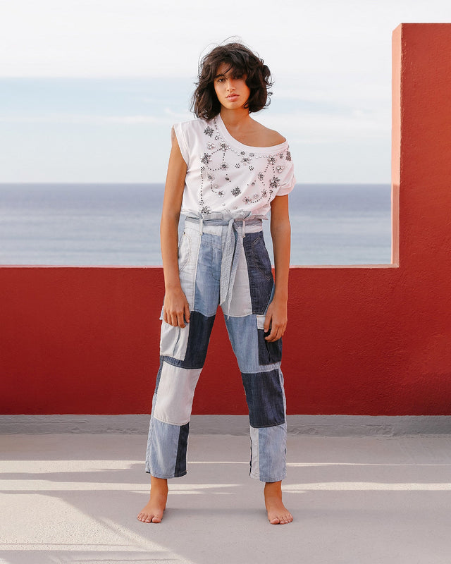 Pantalon Dante  Denim | Mes Demoiselles Paris - Image 3