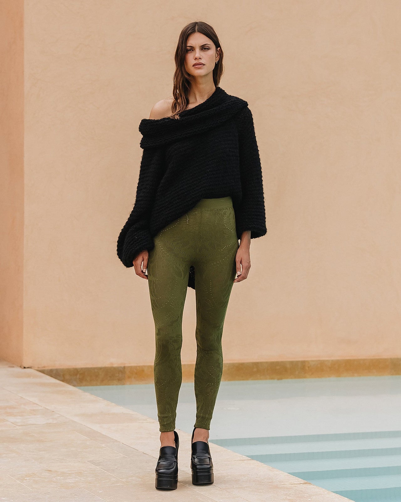 Pantalon Fuku  Kaki | Mes Demoiselles Paris - Image 1