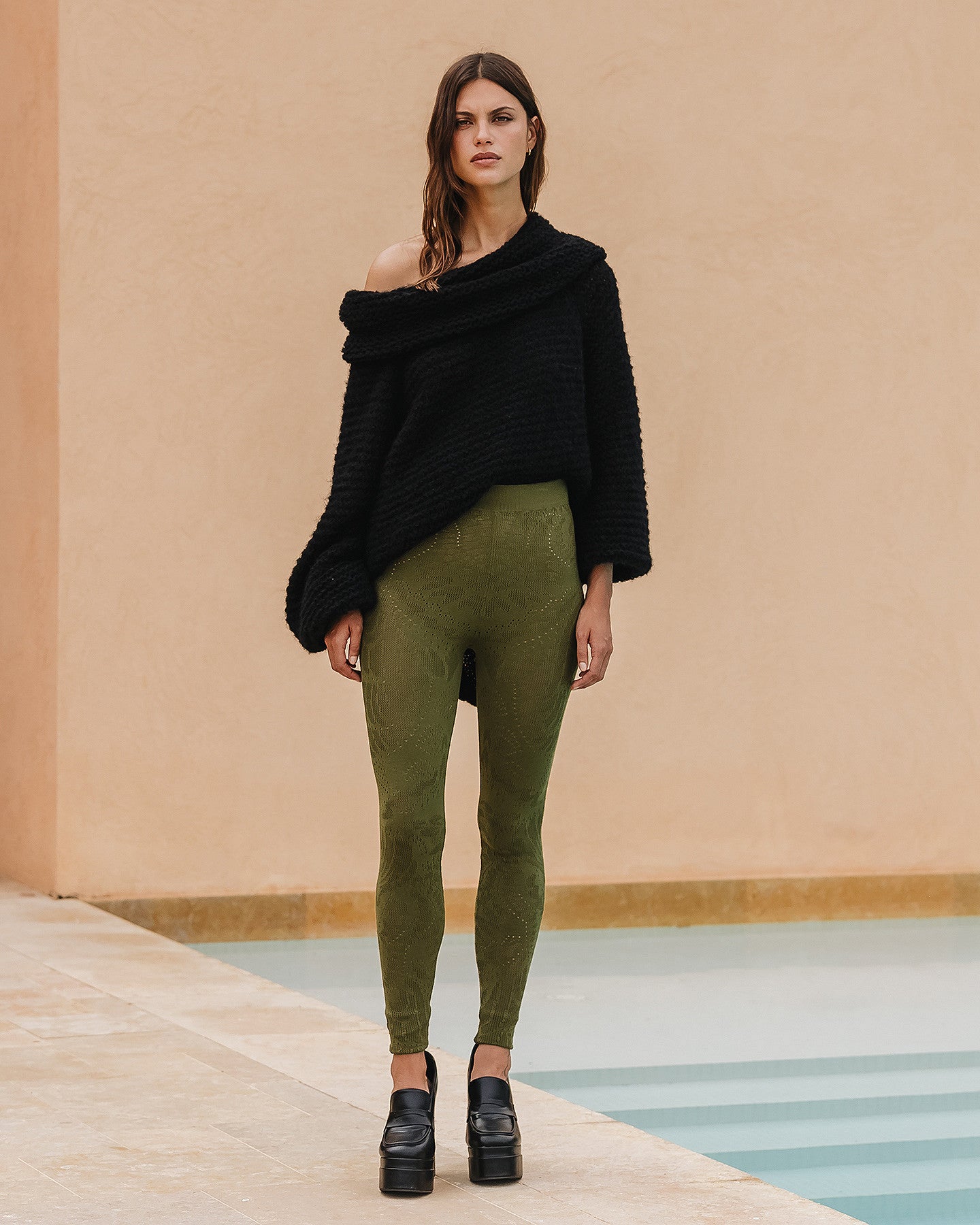 Pantalon Fuku  Kaki | Mes Demoiselles Paris