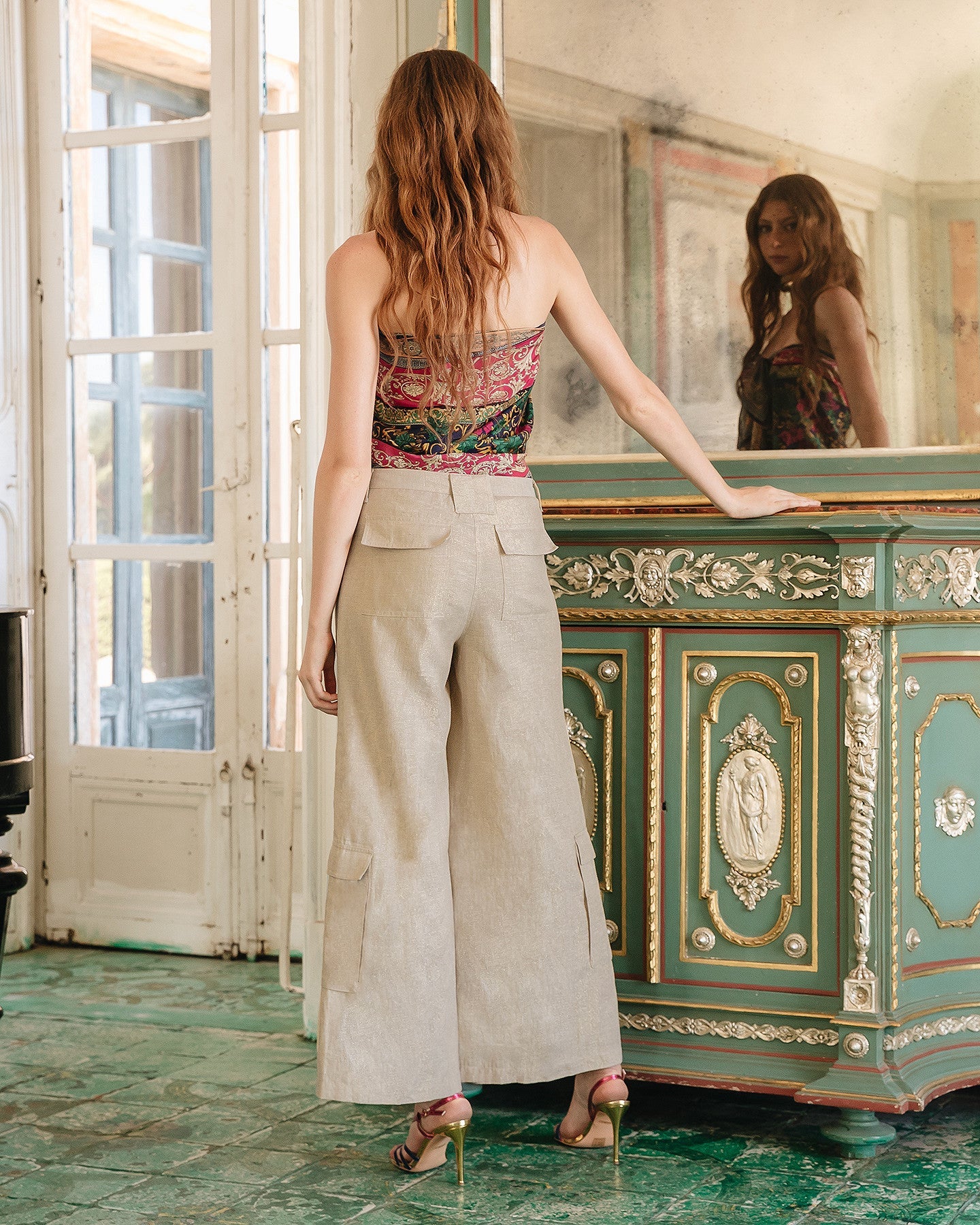 Pantalon Gilles  Or | Mes Demoiselles Paris