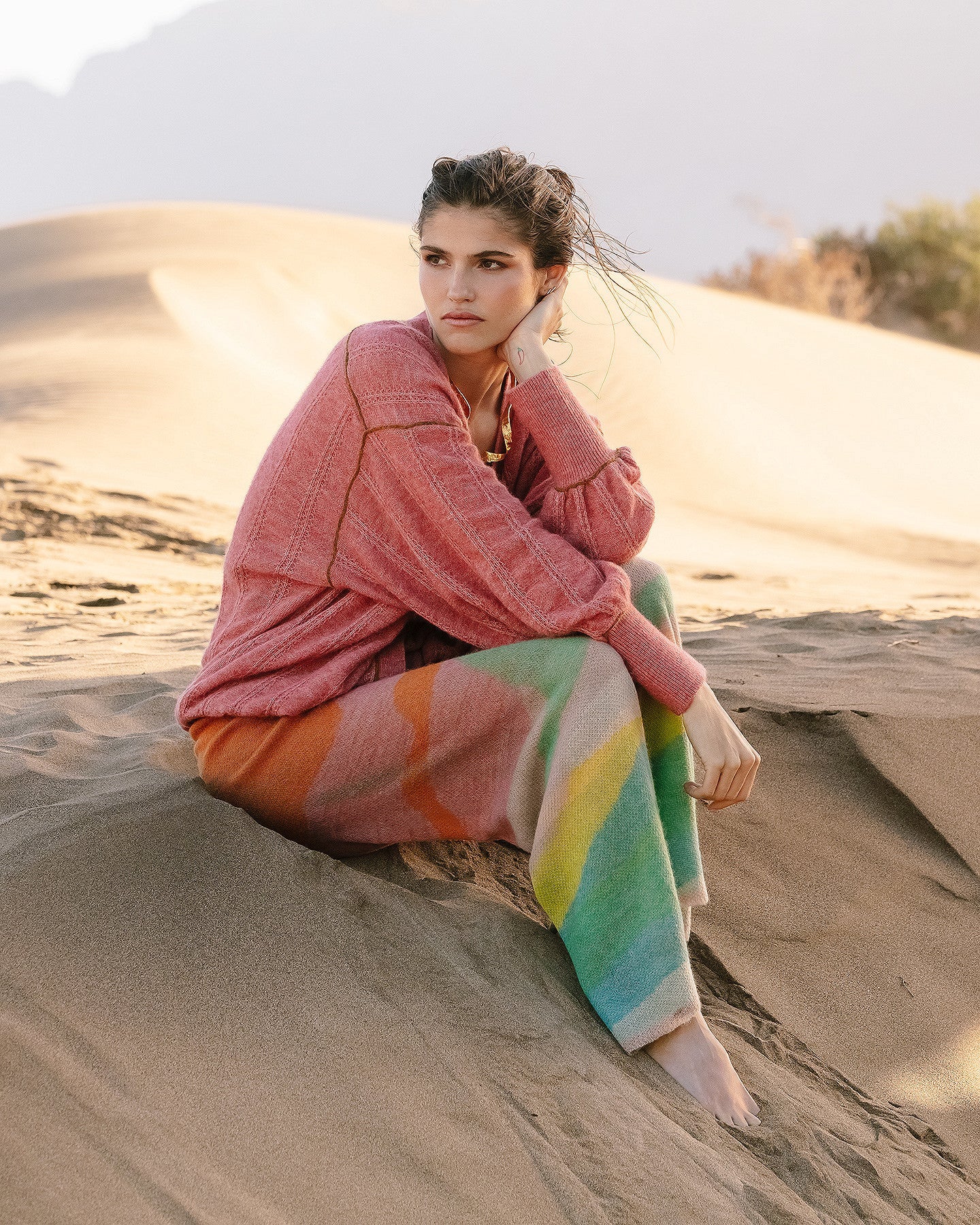 Pantalon Hina  Orange | Mes Demoiselles Paris