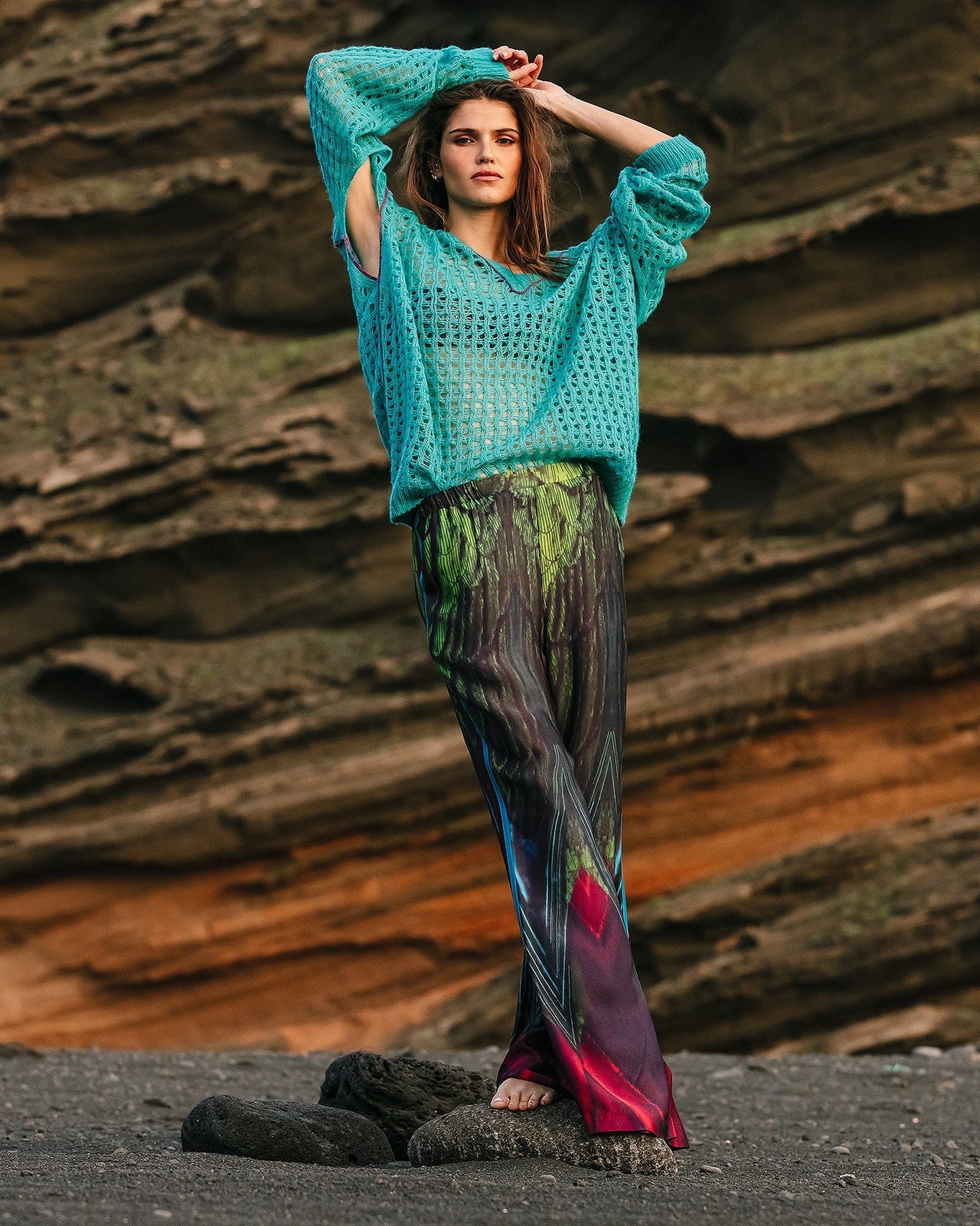 Pantalon Idi  Multicolore | Mes Demoiselles Paris - Image 4