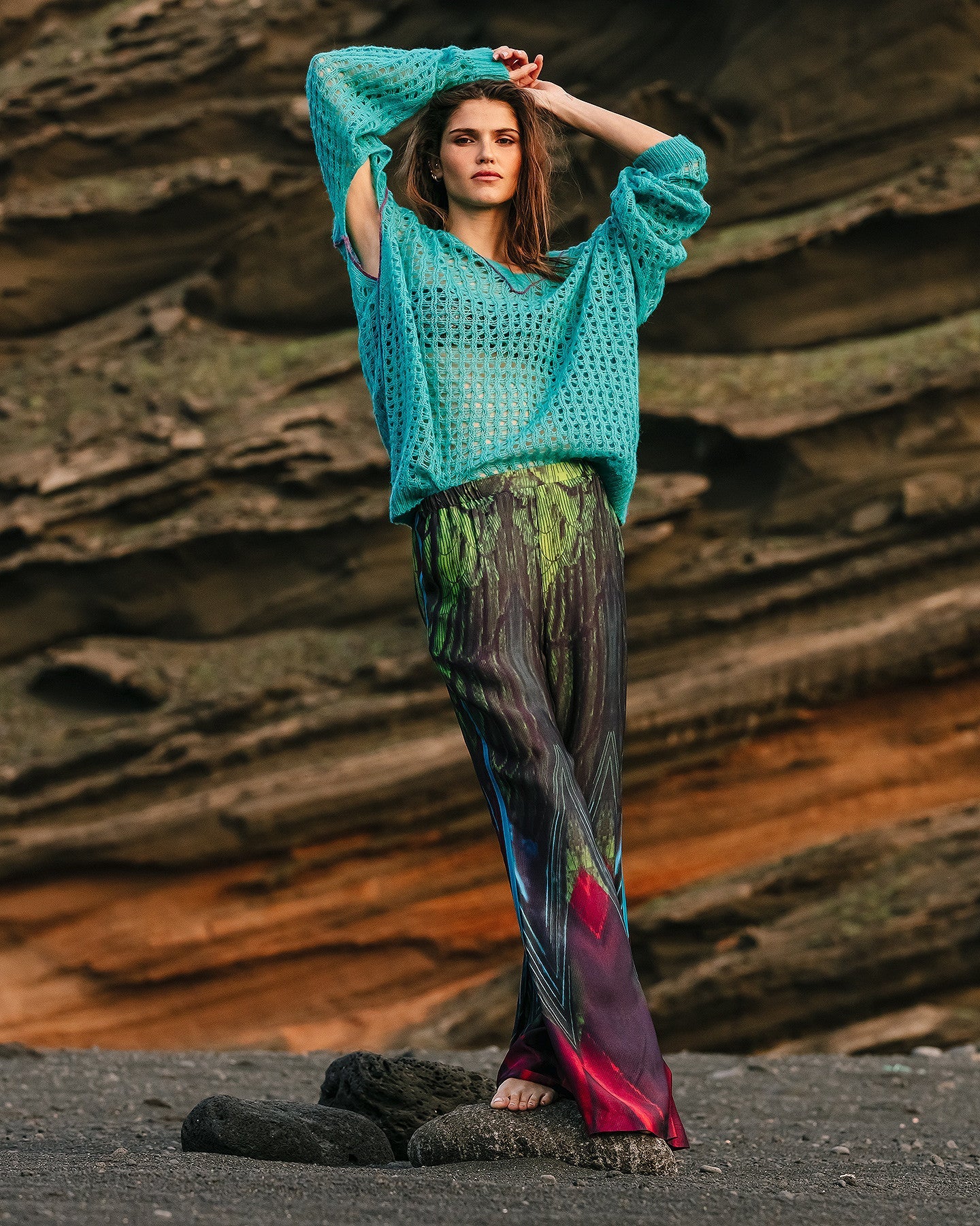 Pantalon Idi  Multicolore | Mes Demoiselles Paris