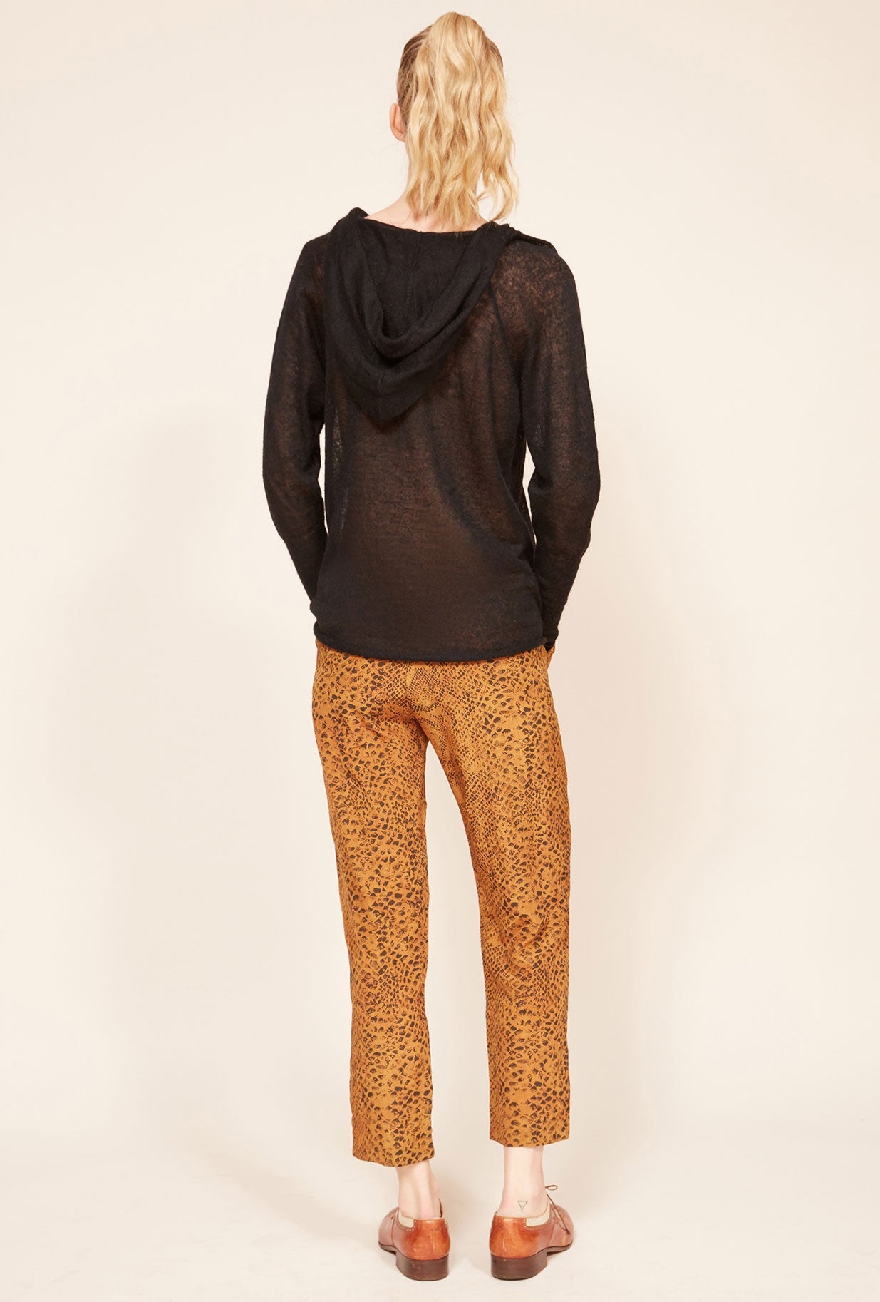 Pantalon Kung  Imprimé ocre | Mes Demoiselles Paris