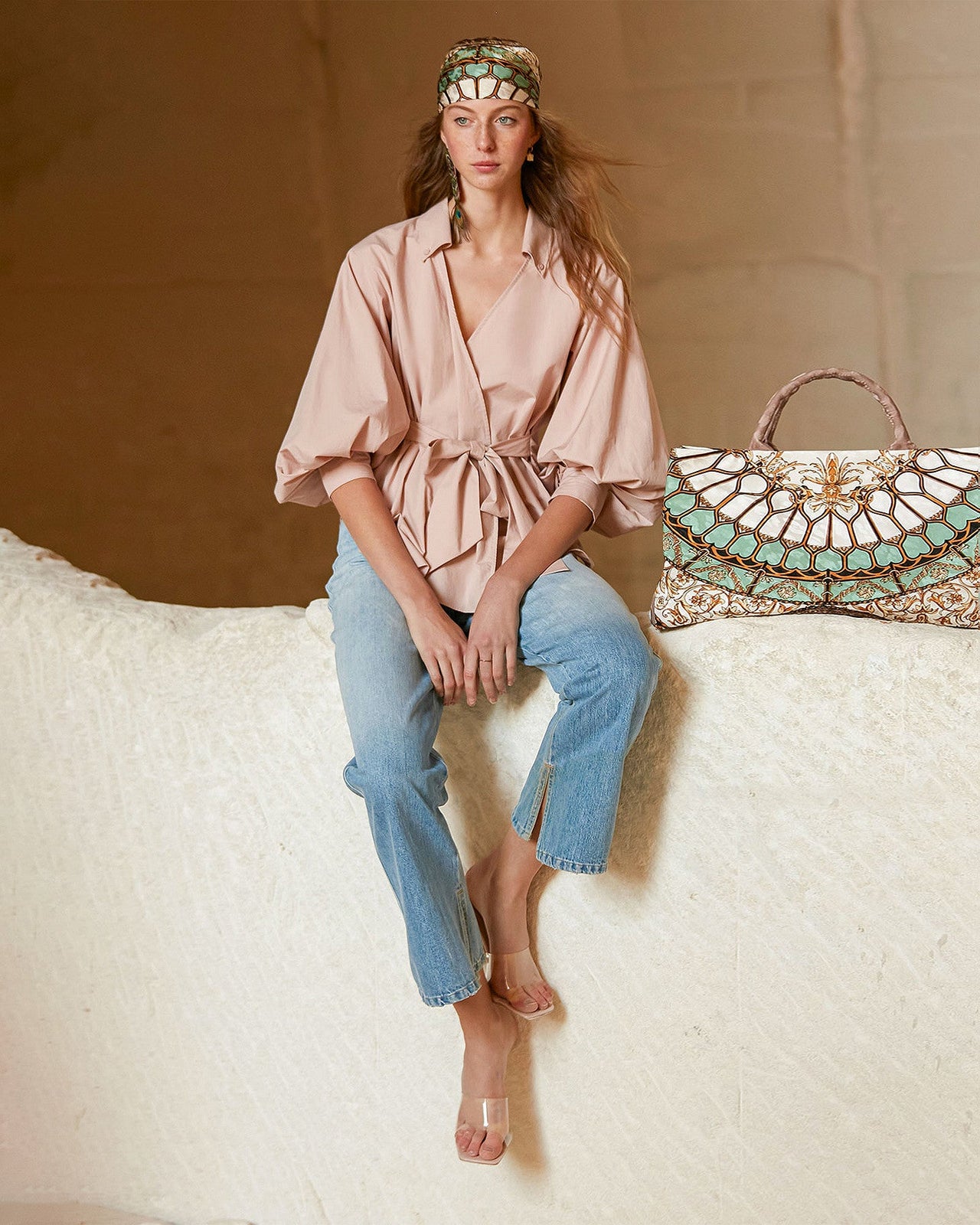 Pantalon Mes stylish  Denim clair | Mes Demoiselles Paris - Image 1