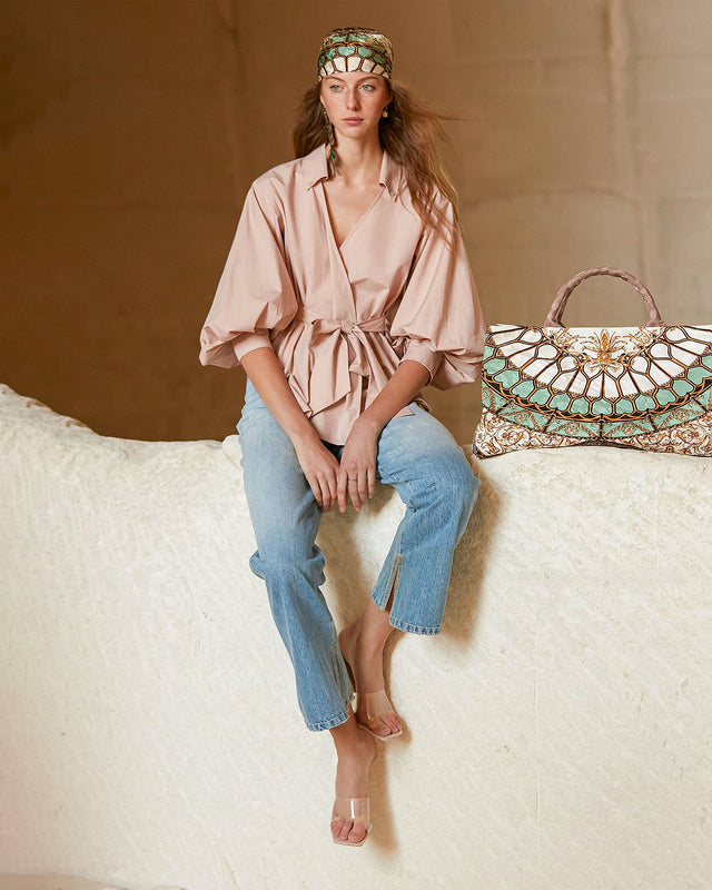 Pantalon Mes stylish  Denim clair | Mes Demoiselles Paris - Image 1