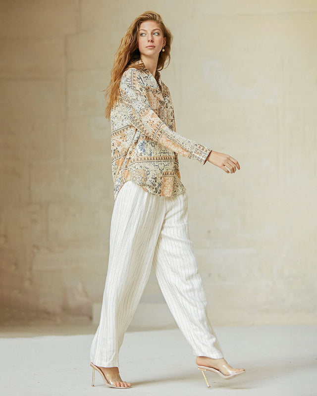 Pantalon Moricone  Ecru | Mes Demoiselles Paris - Image 2