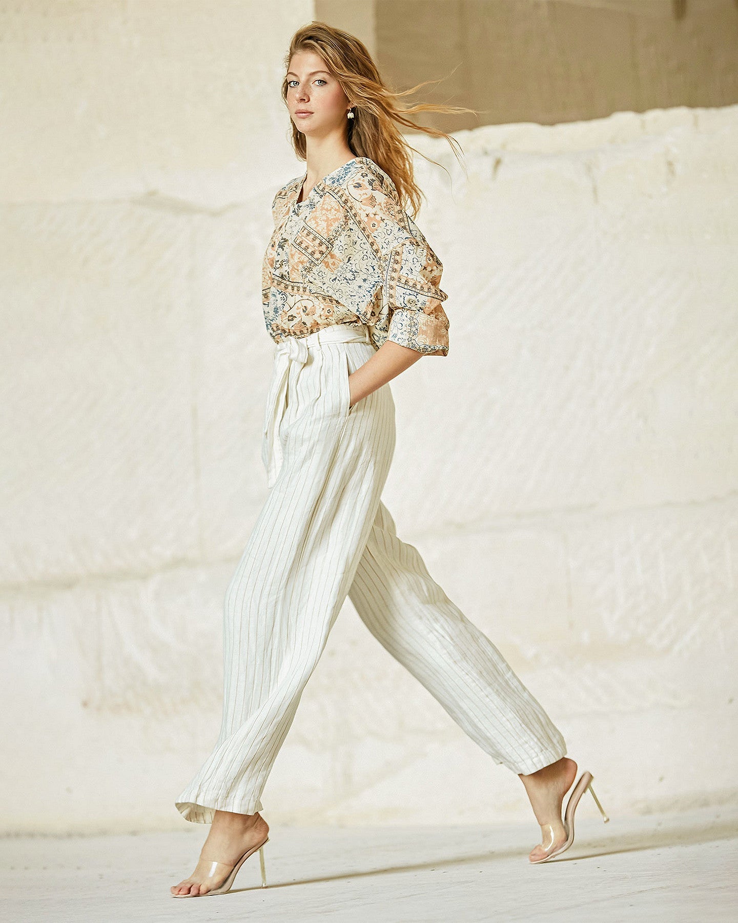 Pantalon Moricone  Ecru | Mes Demoiselles Paris