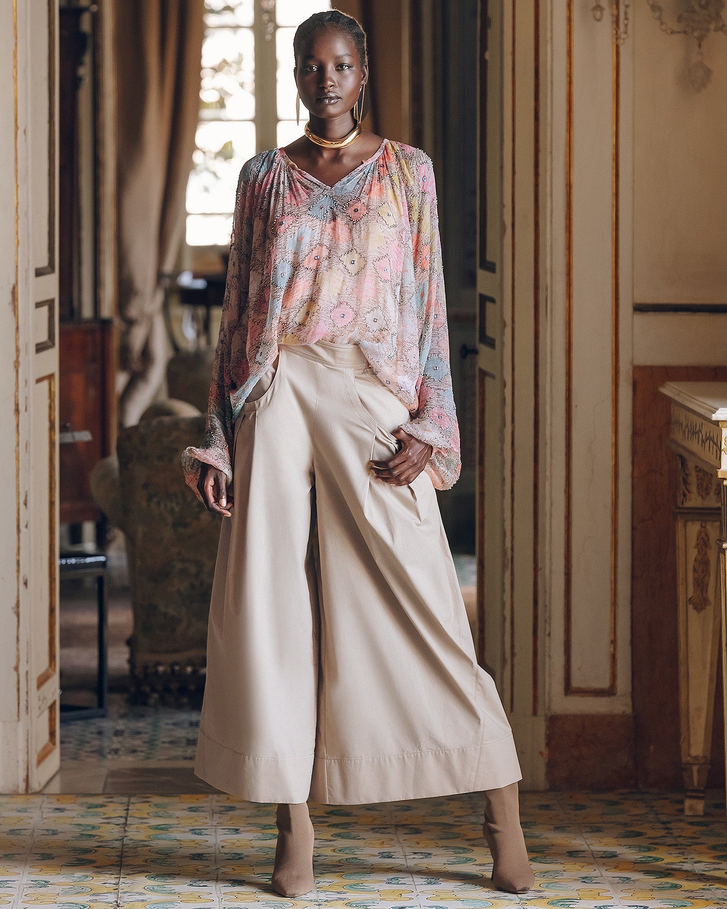 Pantalon Paline  Sable | Mes Demoiselles Paris