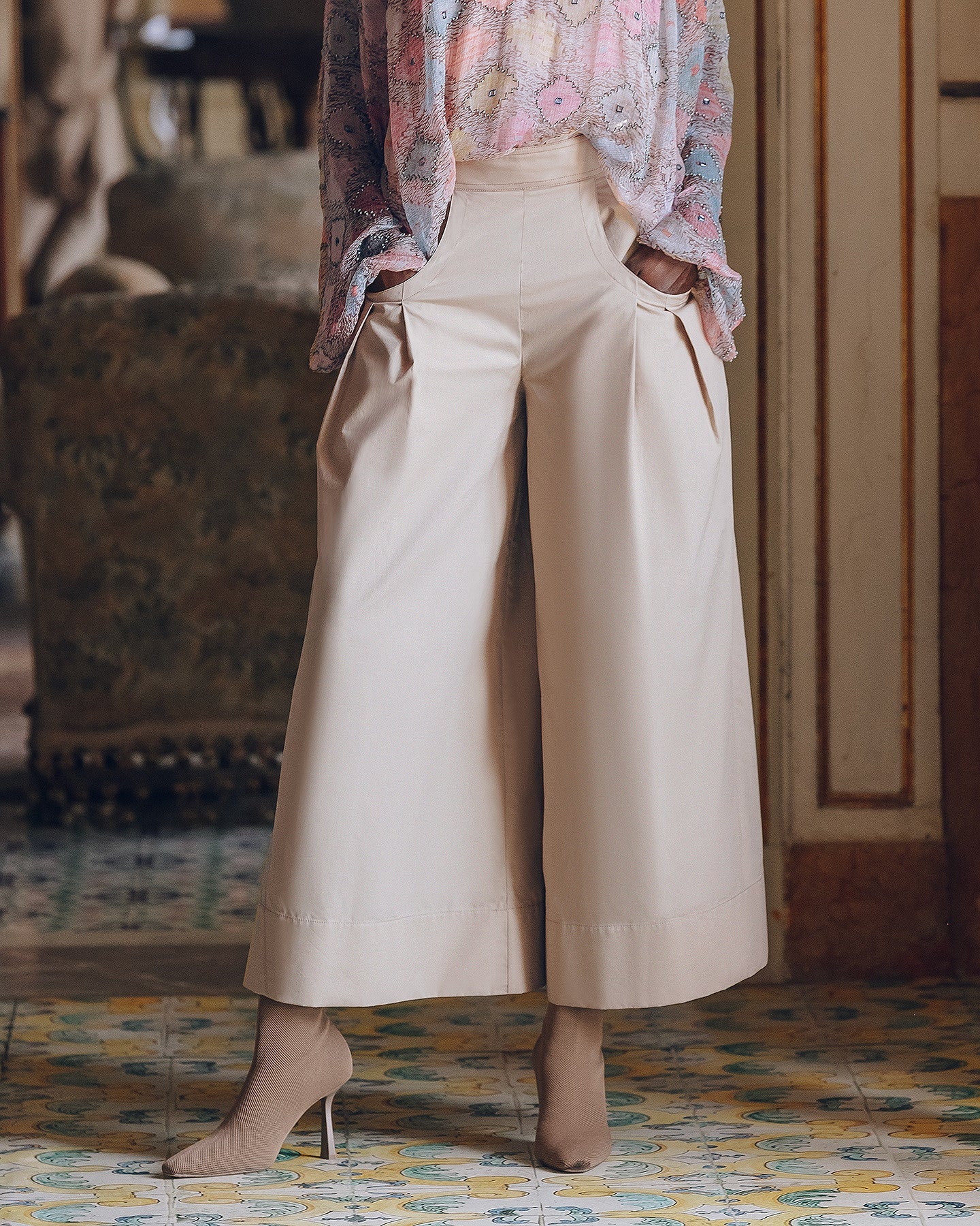 Pantalon Paline  Sable | Mes Demoiselles Paris
