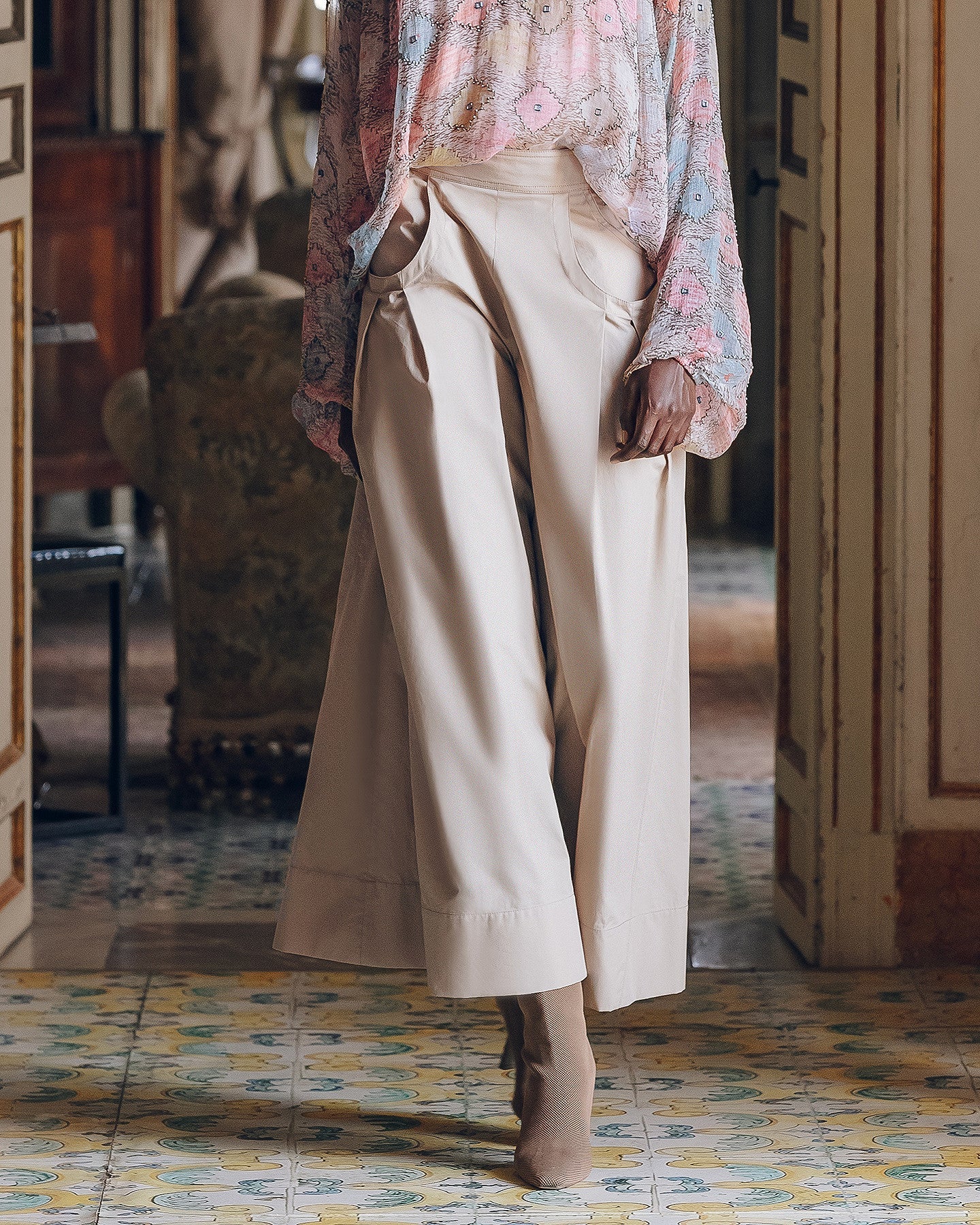 Pantalon Paline  Sable | Mes Demoiselles Paris