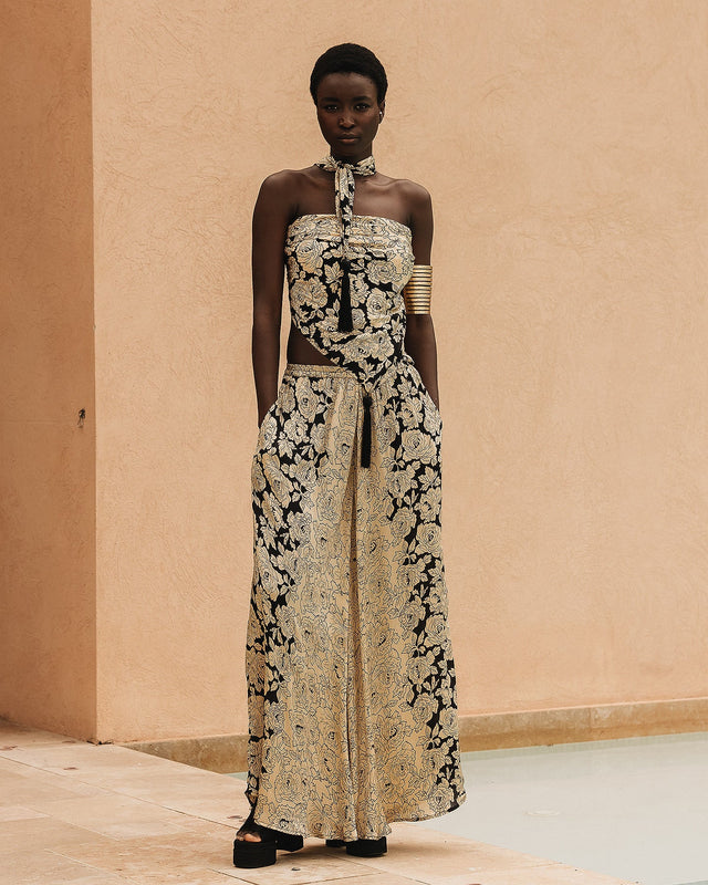 Pantalon Rose ballerina  Noir | Mes Demoiselles Paris - Image 1