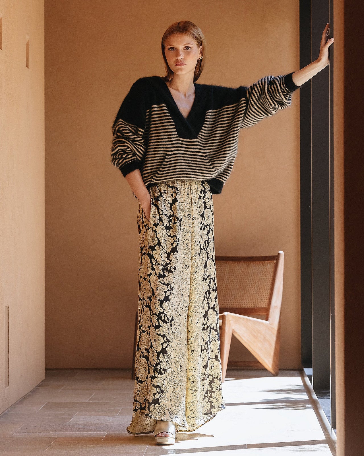 Pantalon Rose ballerina  Noir | Mes Demoiselles Paris - Image 4