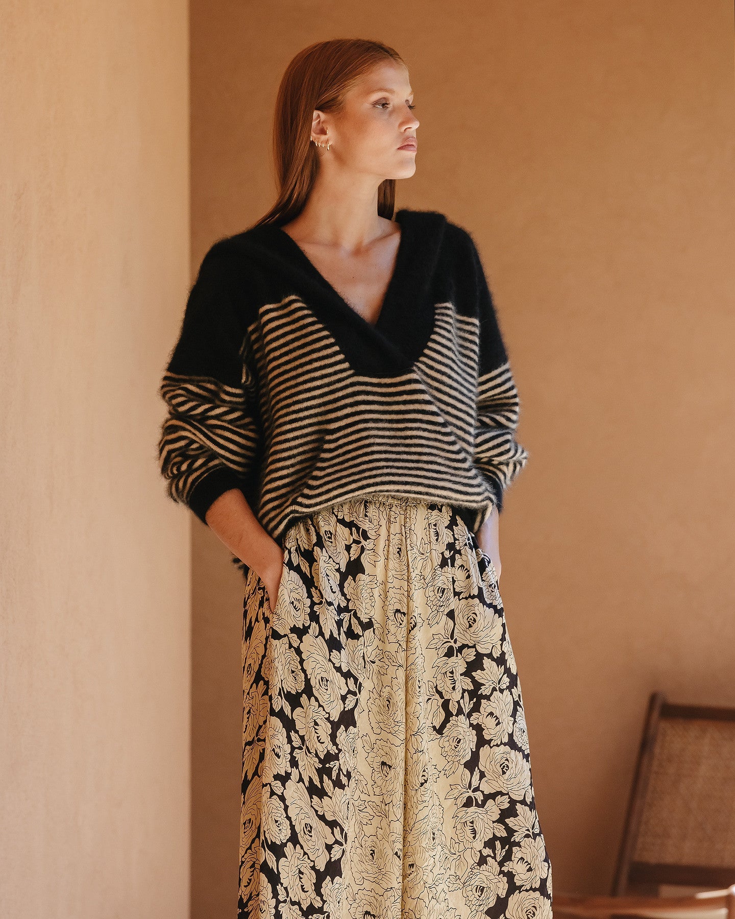 Pantalon Rose ballerina  Noir | Mes Demoiselles Paris