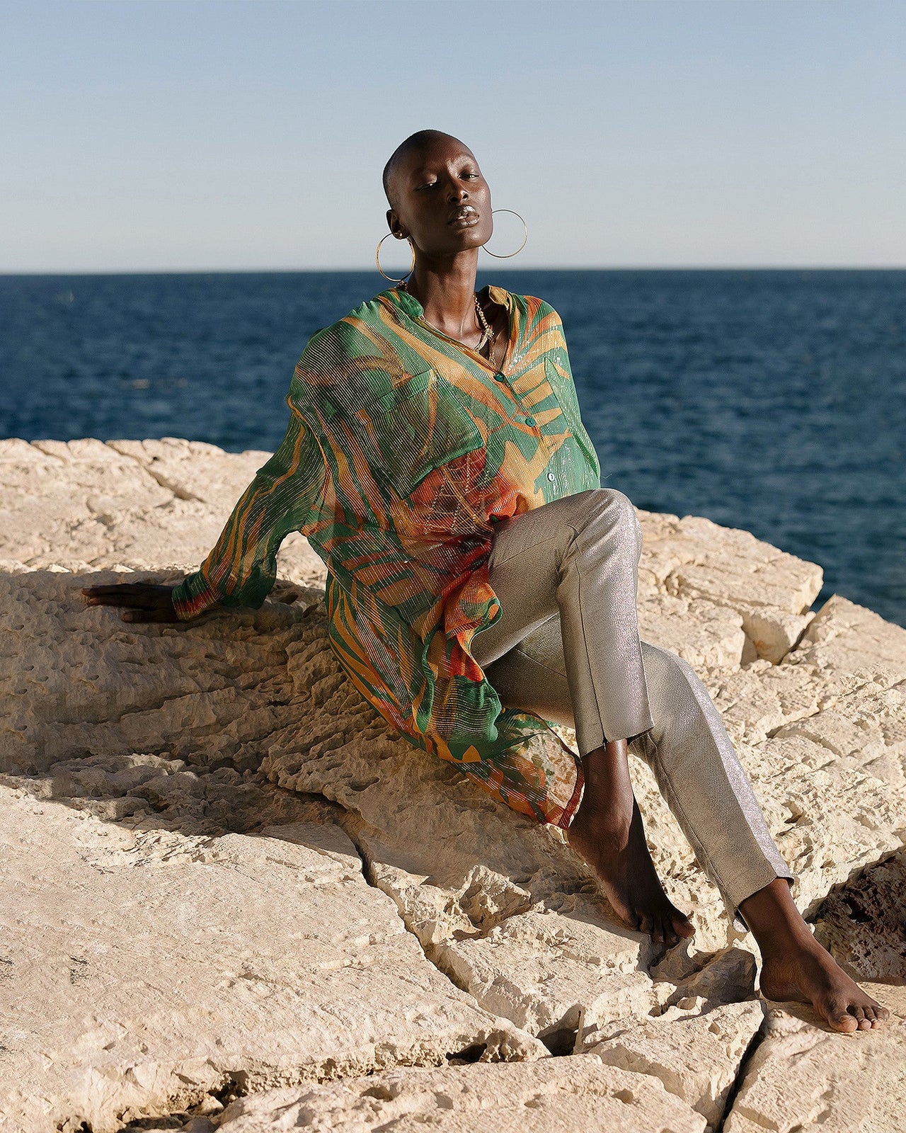 Pantalon Sanders  Argent | Mes Demoiselles Paris - Image 3