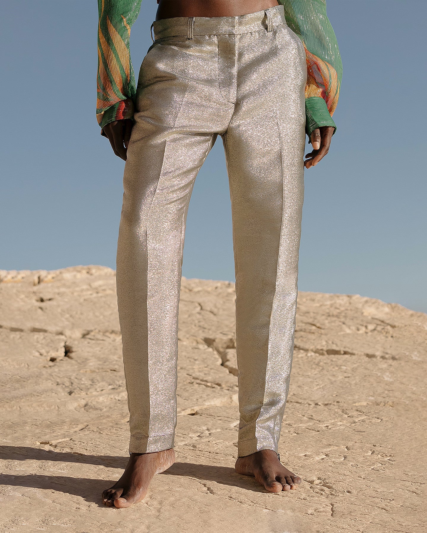 Pantalon Sanders  Argent | Mes Demoiselles Paris