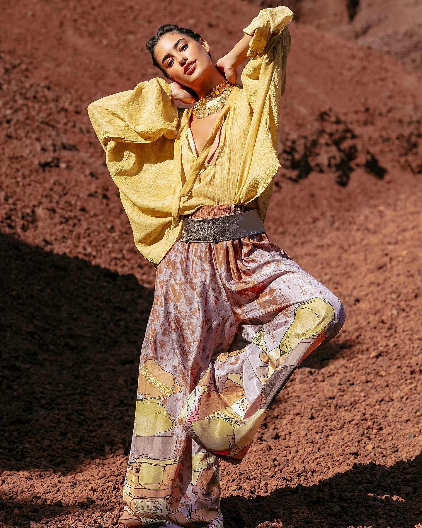 Pantalon Sangelite  Bronze | Mes Demoiselles Paris