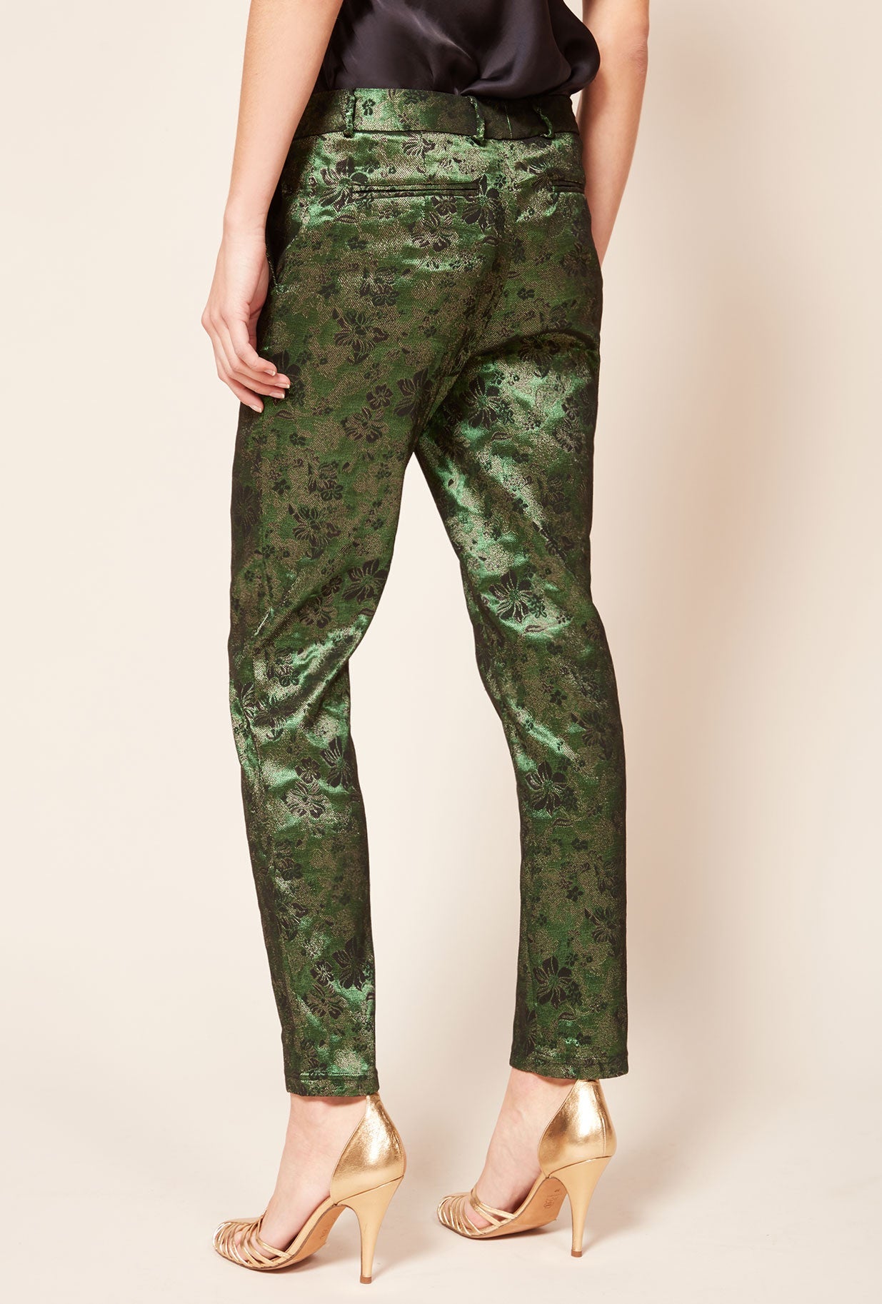 Pantalon Vince  Imprimé vert | Mes Demoiselles Paris