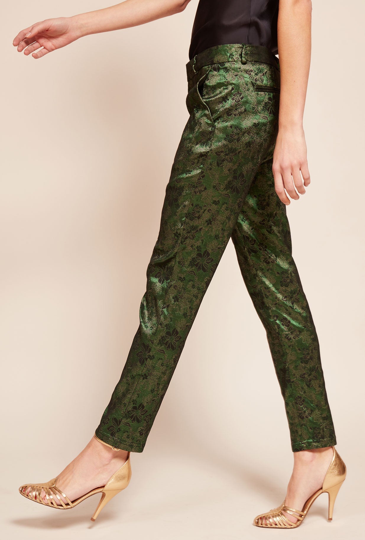 Pantalon Vince  Imprimé vert | Mes Demoiselles Paris - Image 5