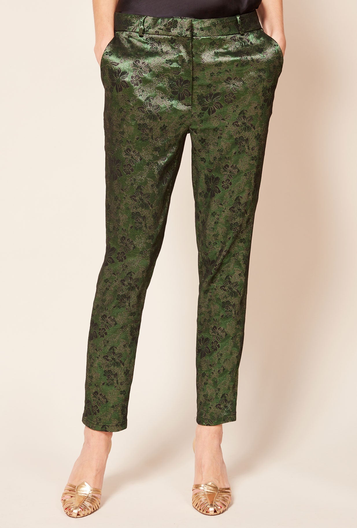 Pantalon Vince  Imprimé vert | Mes Demoiselles Paris - Image 6