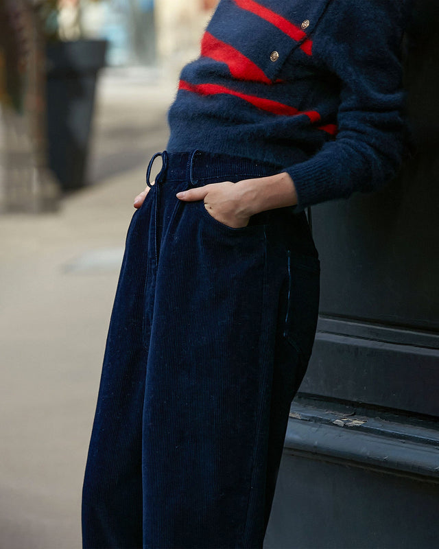 Pantalon Wolfgang  Bleu marine | Mes Demoiselles Paris - Image 3